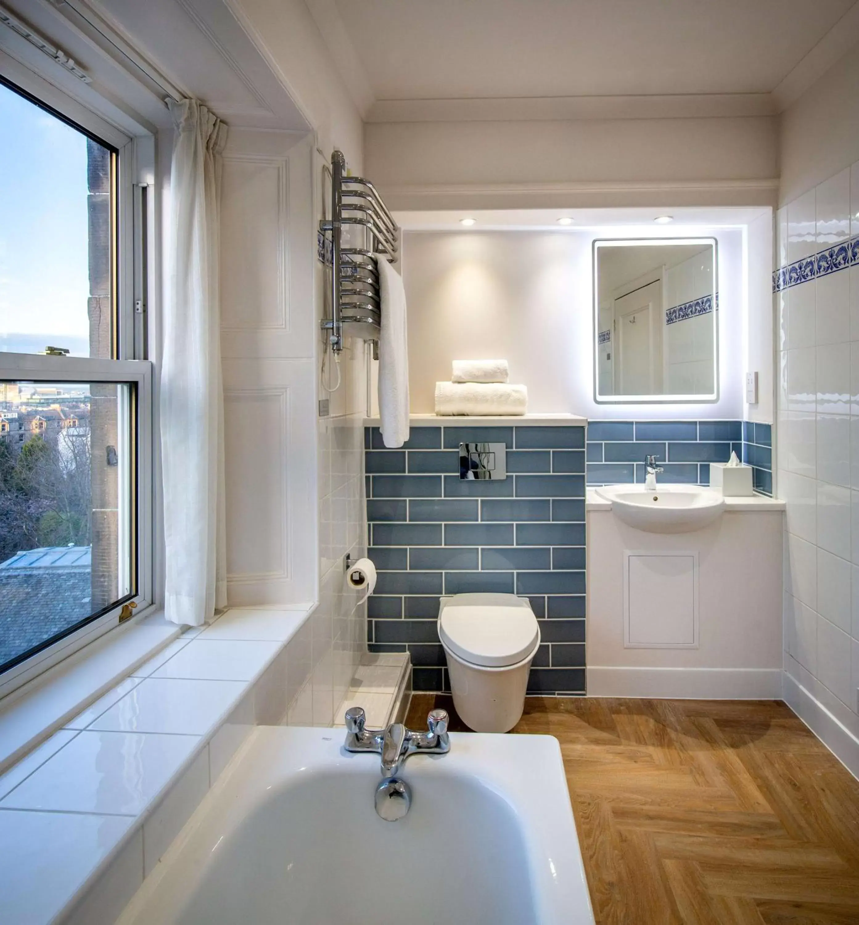 Bathroom in The Bruntsfield Hotel