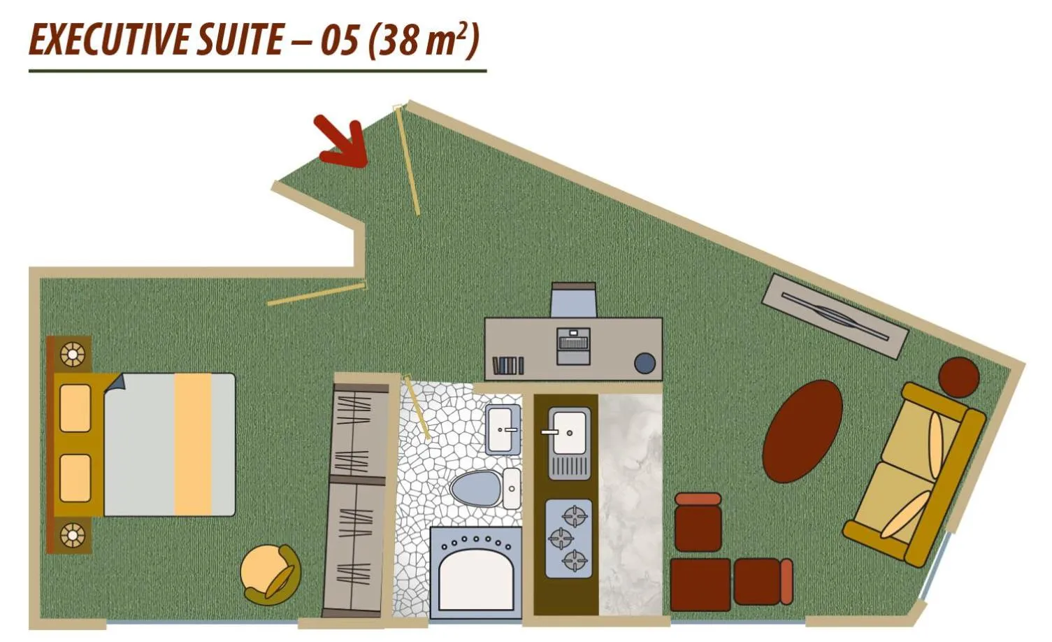 Area and facilities in Ritz Apart Hotel