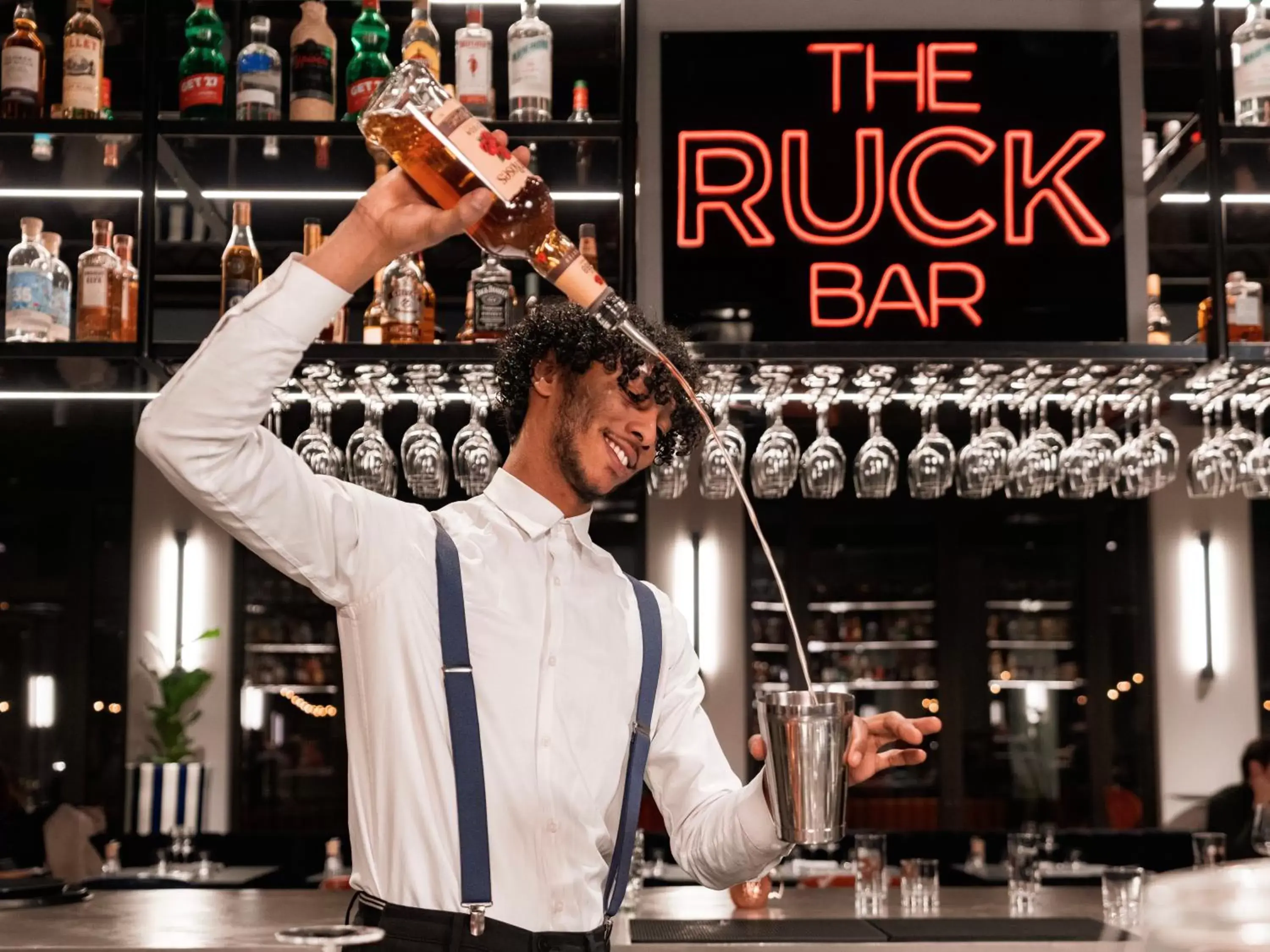 Lounge or bar in The Ruck Hotel