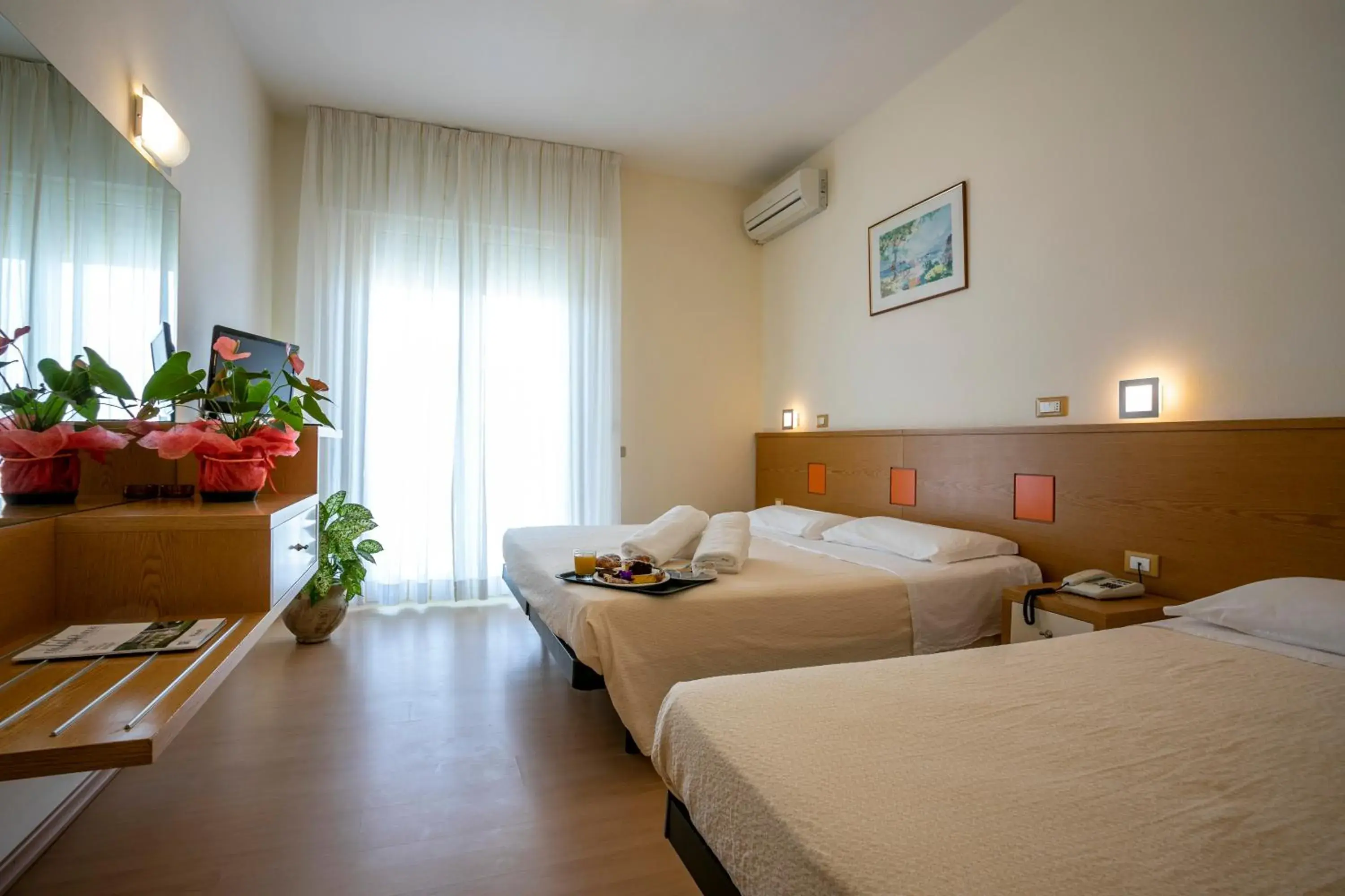 Bed in Hotel Ridolfi