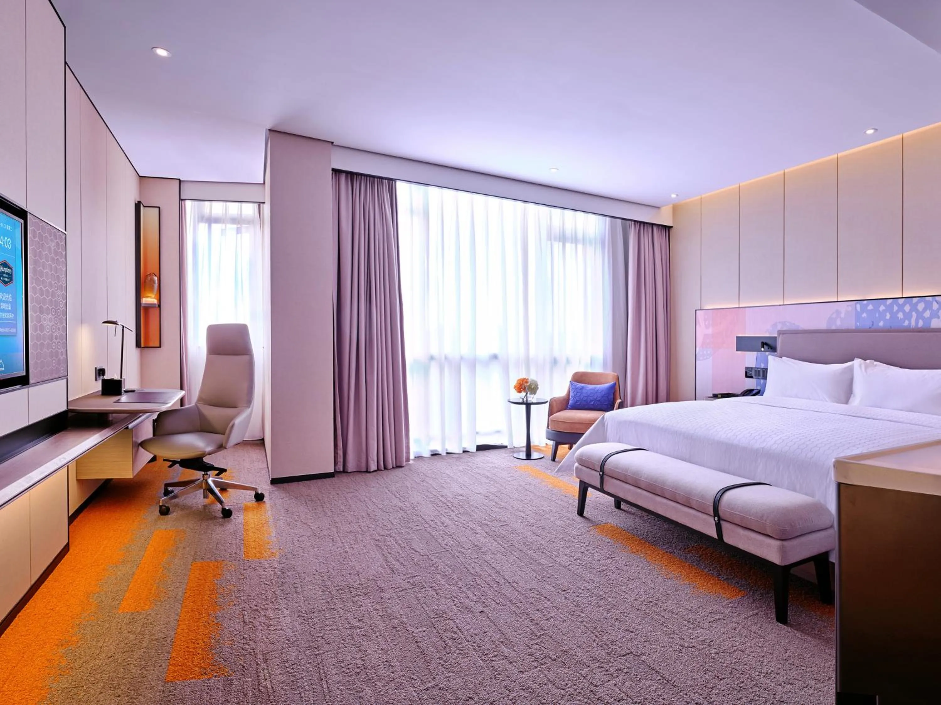 Bed in Hampton by Hilton Shenzhen North Station
