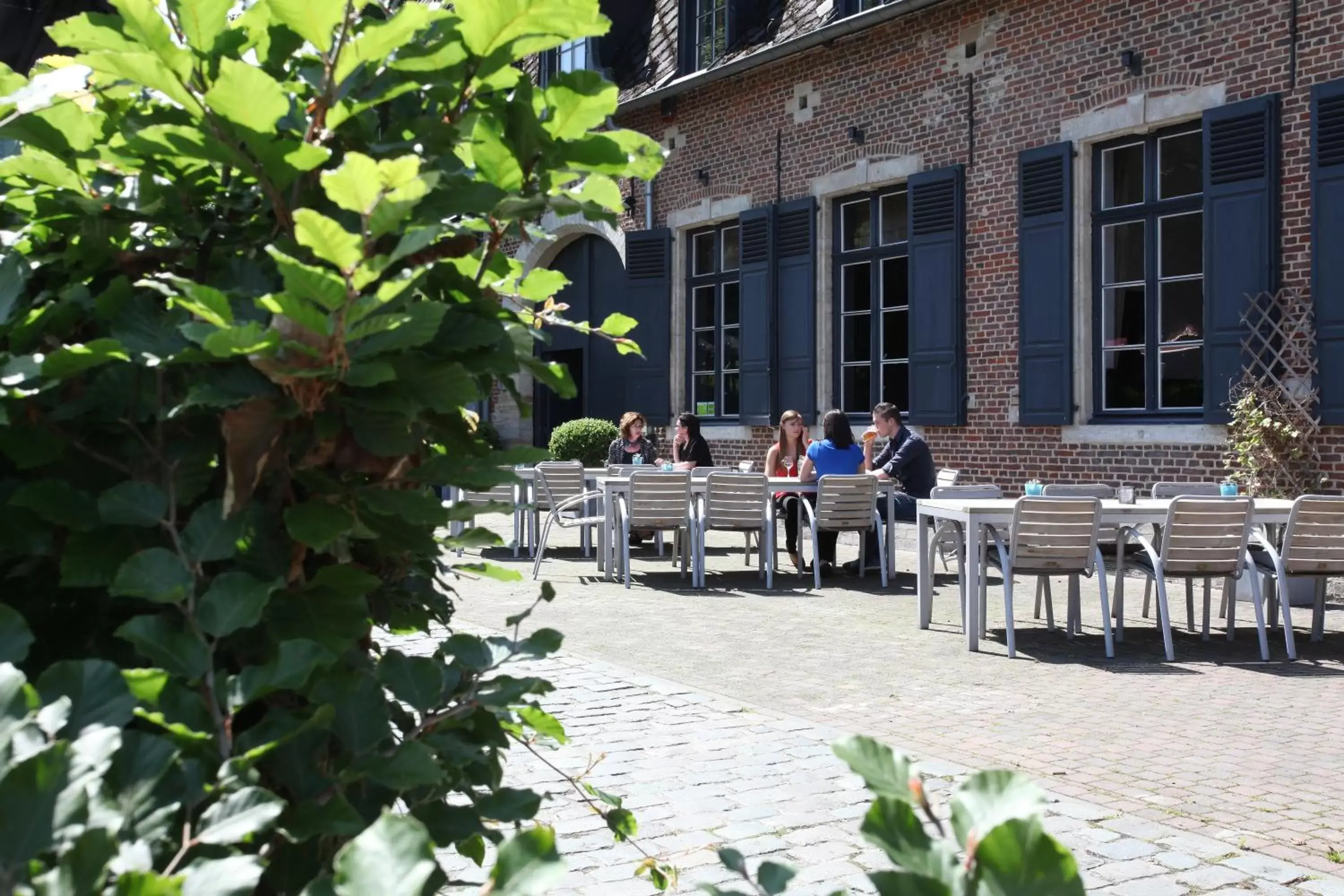 Balcony/Terrace, Restaurant/Places to Eat in Hotel The Lodge Heverlee