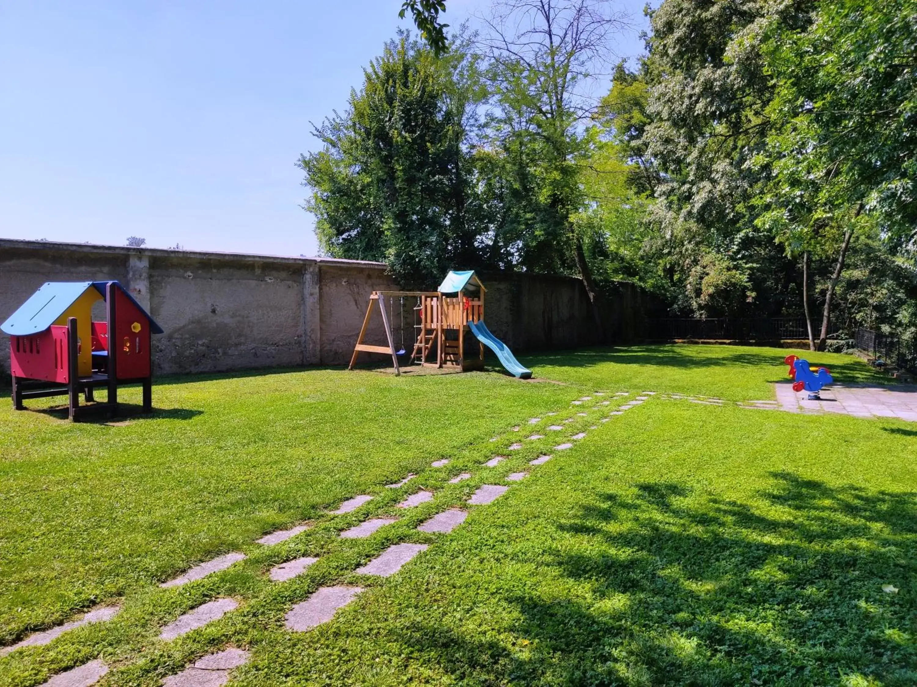 Children play ground, Children's Play Area in Country Hotel Castelbarco