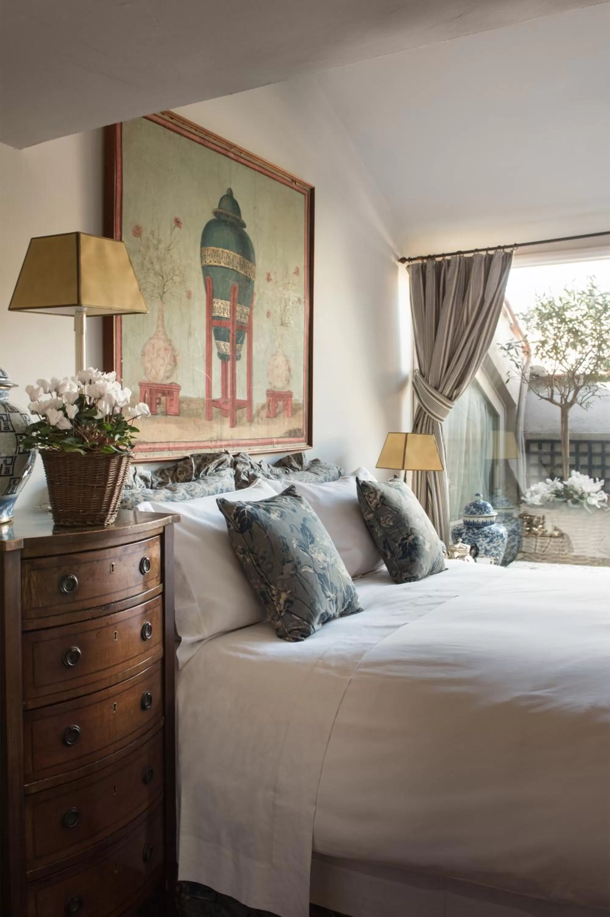 Balcony/Terrace, Bed in Residenza Napoleone III