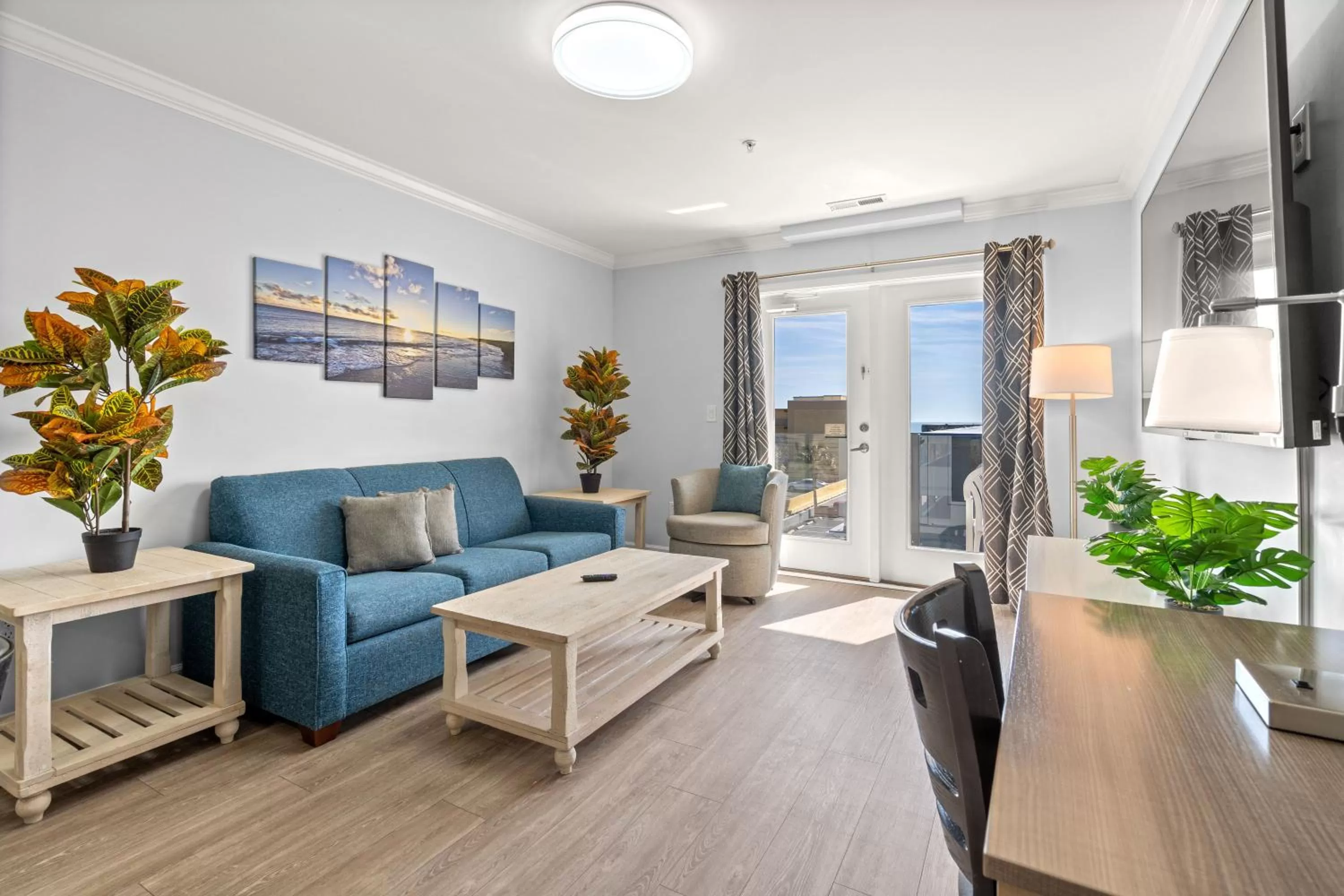Living room, Seating Area in Ocean Escape Condos