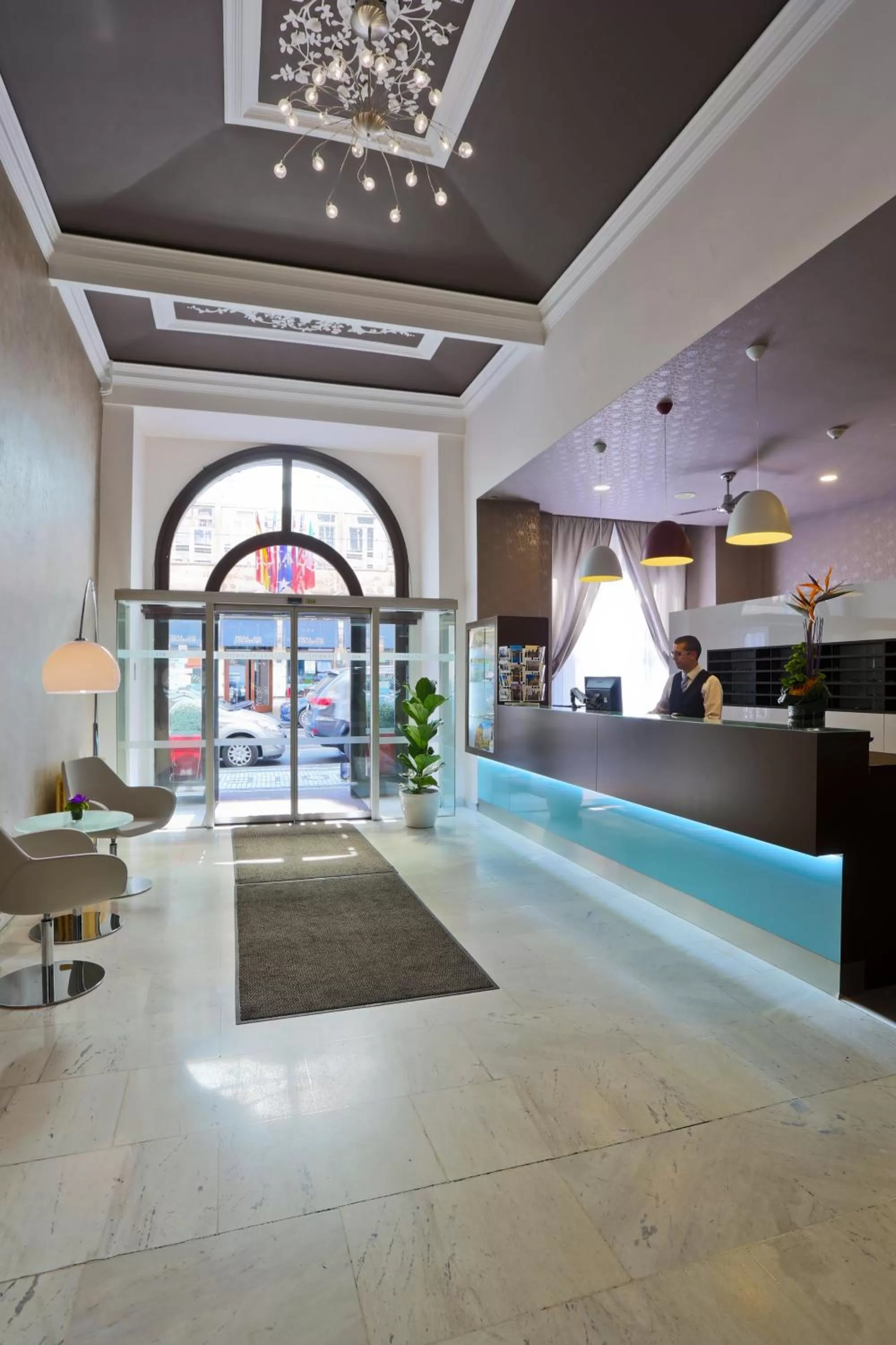 Lobby or reception in Atlantic Hotel