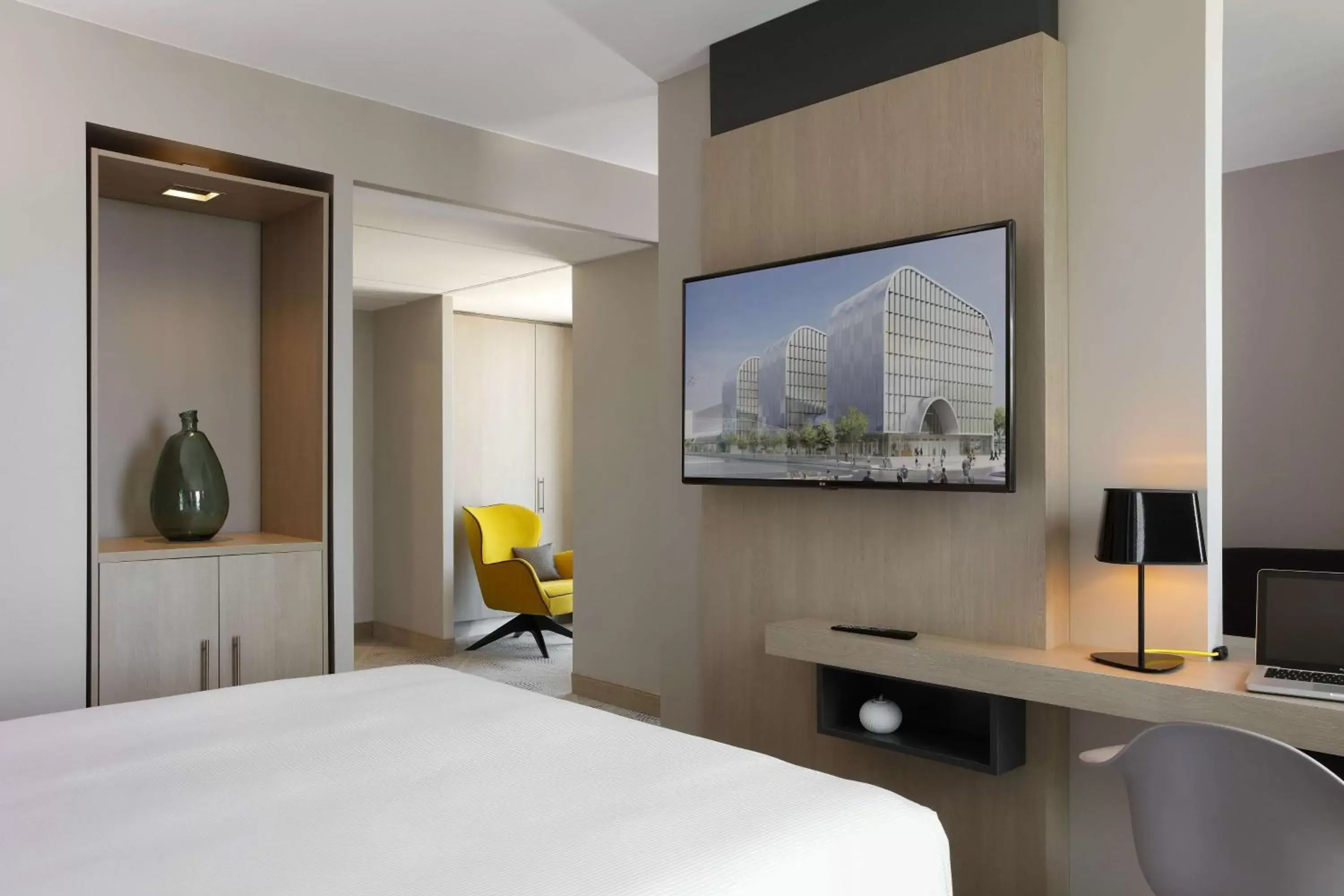 Bedroom in Hilton Garden Inn Bordeaux Centre
