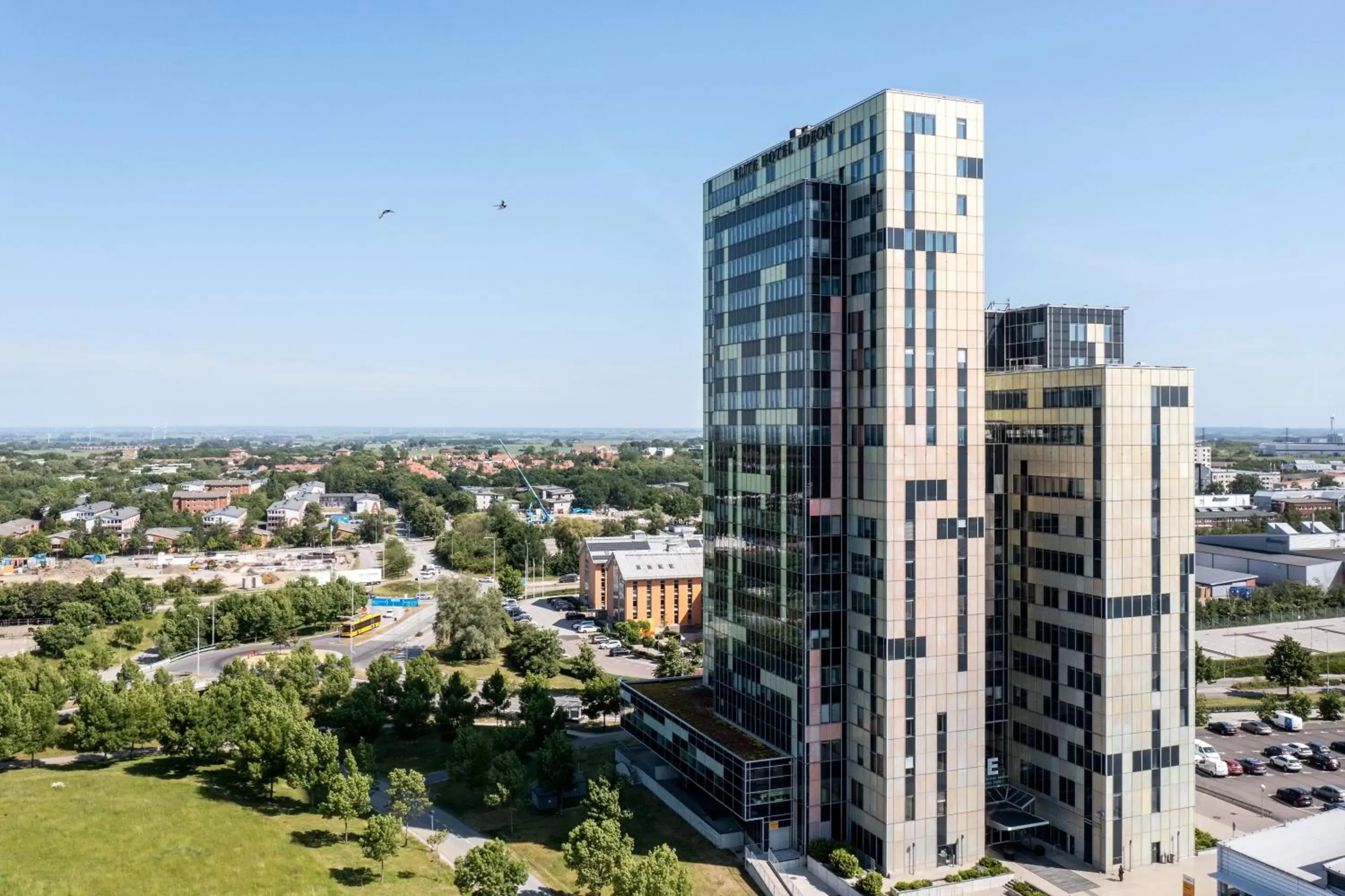 Facade/entrance in Elite Hotel Ideon, Lund