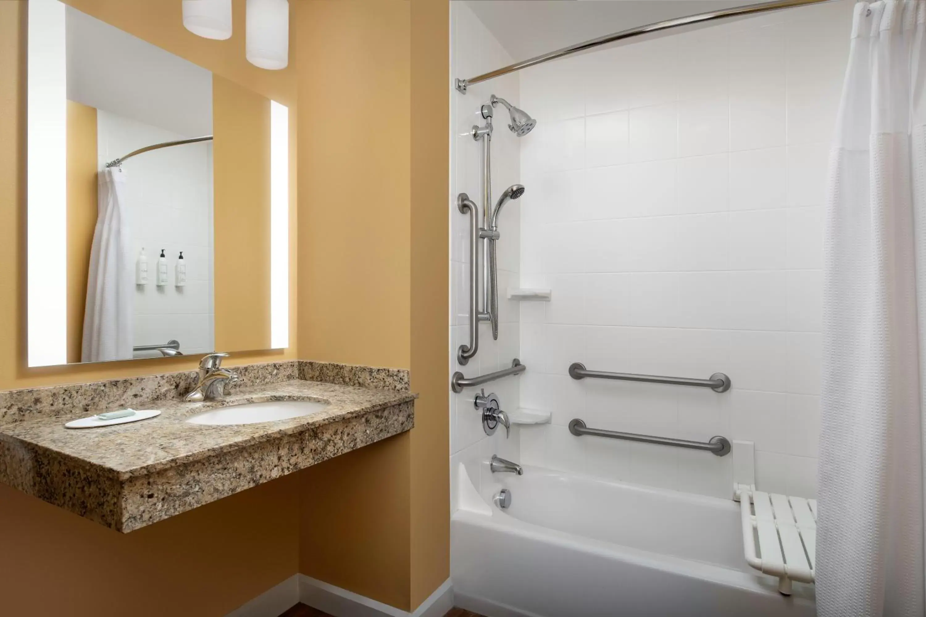 Bathroom in TownePlace by Marriott Suites Portland Vancouver