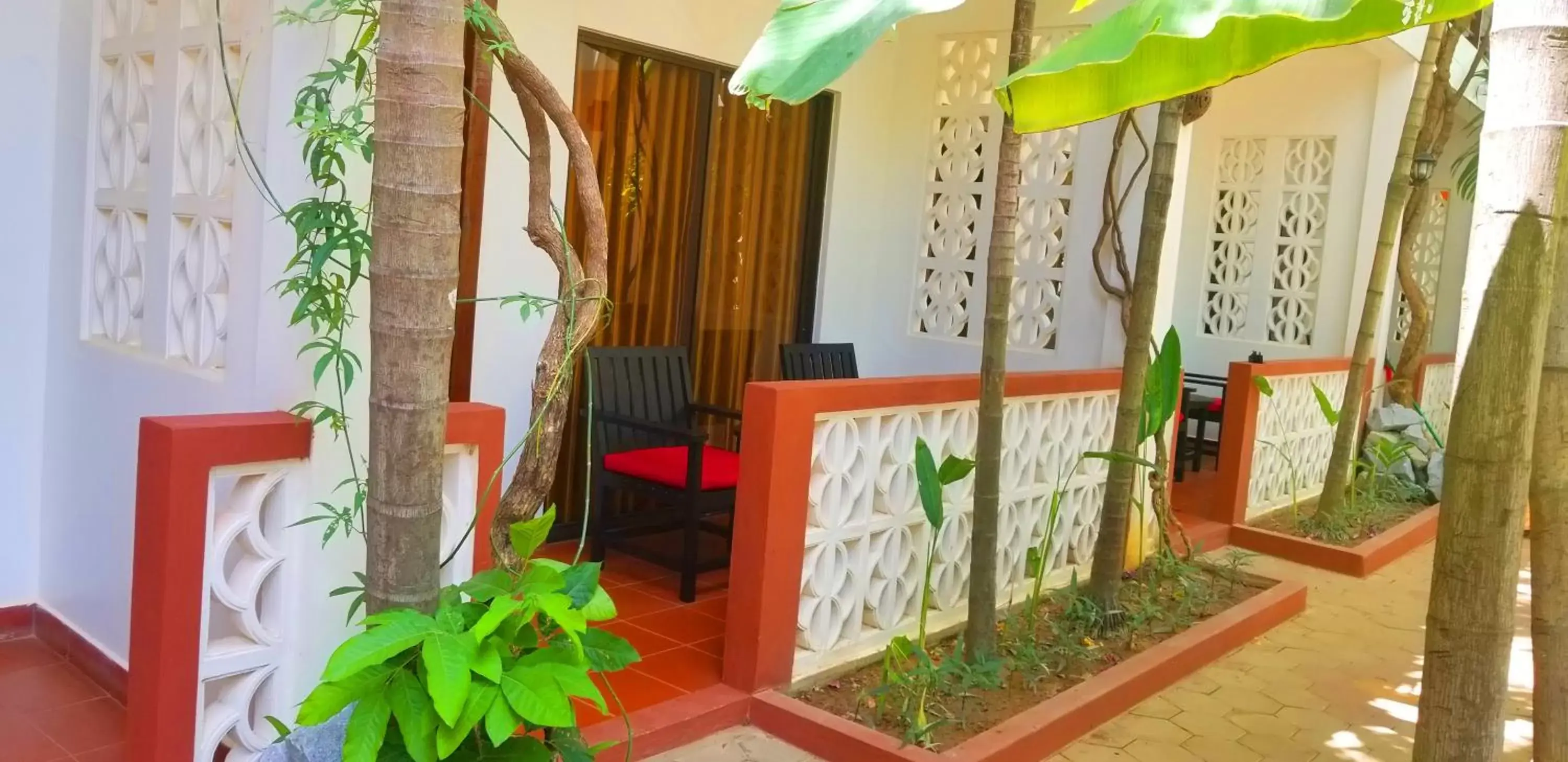 Balcony/Terrace in La Niche D'angkor Boutique Hotel