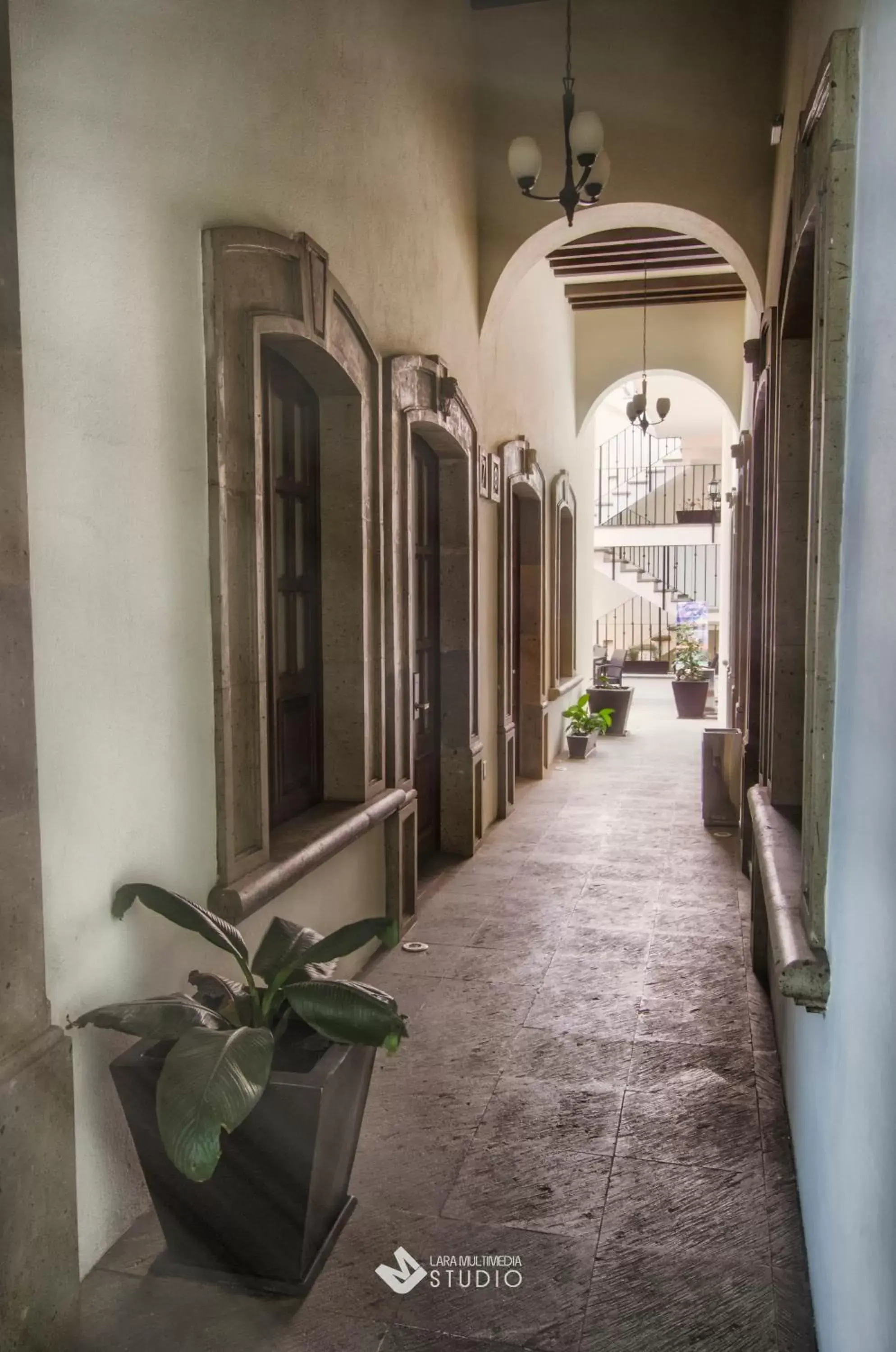 Patio in Hotel San Xavier