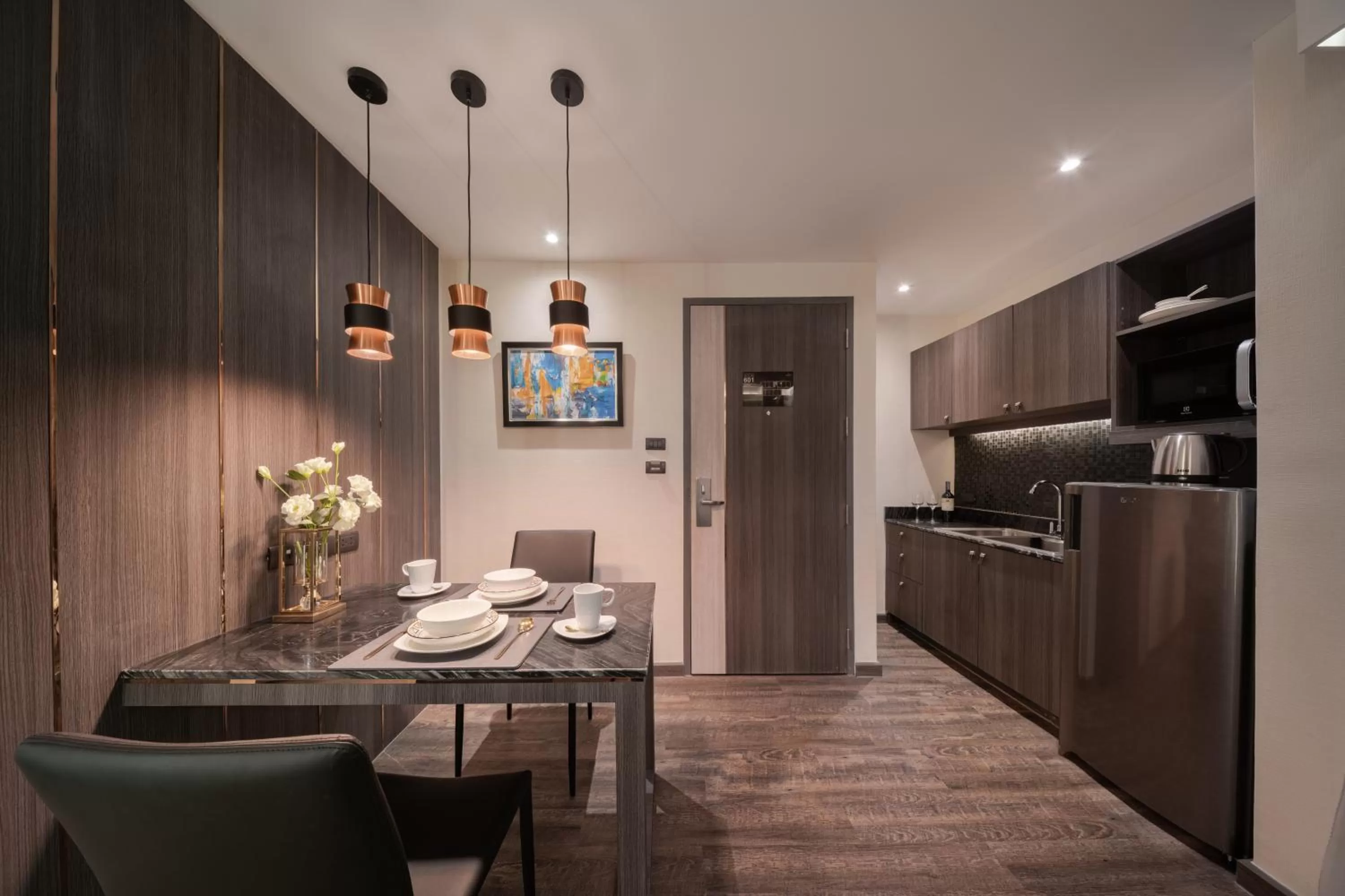 Dining area in Aspira Parc Sukhumvit 22