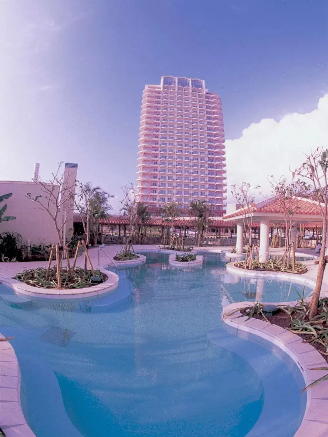 Property building, Swimming Pool in The Beach Tower Okinawa Hotel