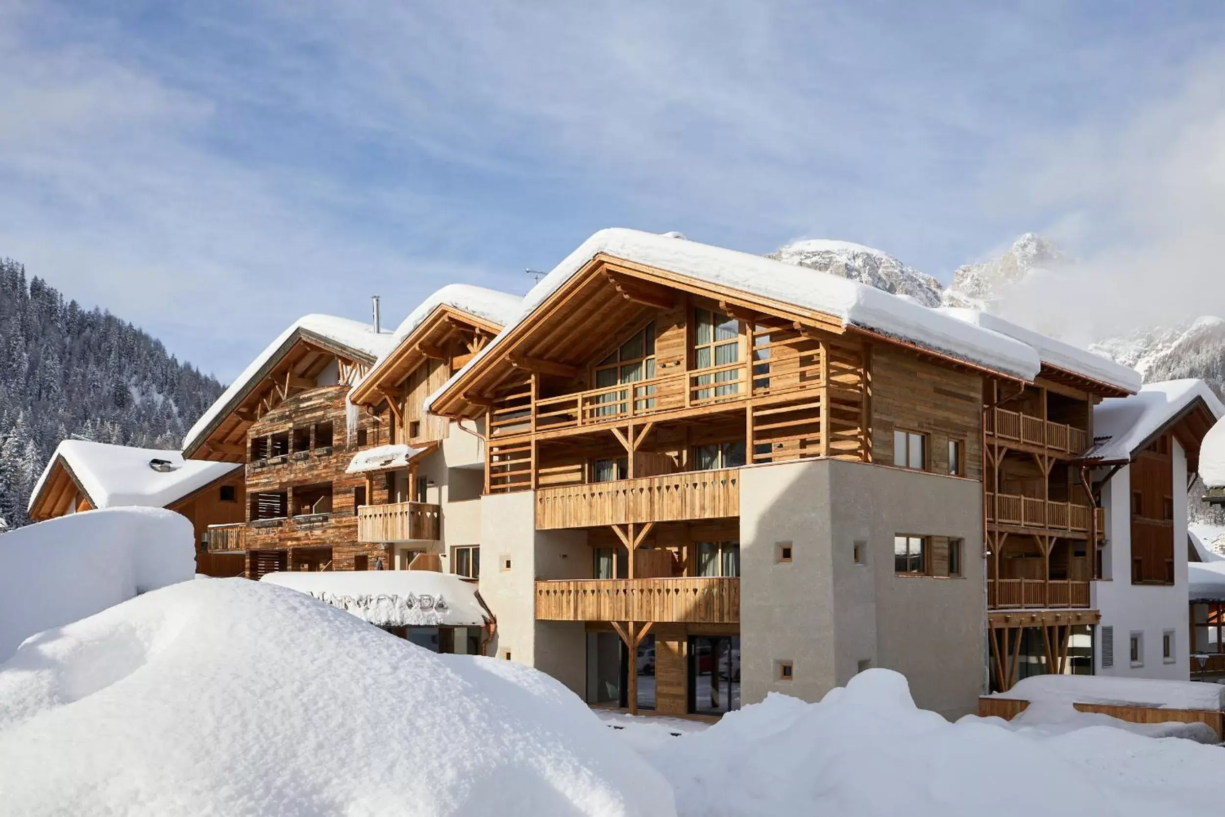 Winter in Hotel Marmolada