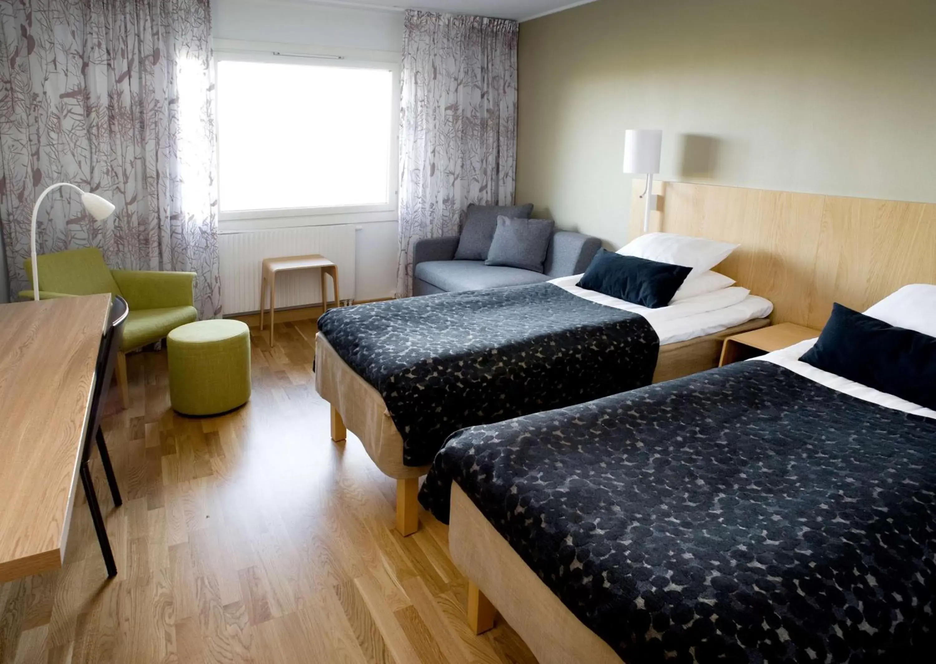 Photo of the whole room, Bed in Scandic Luleå