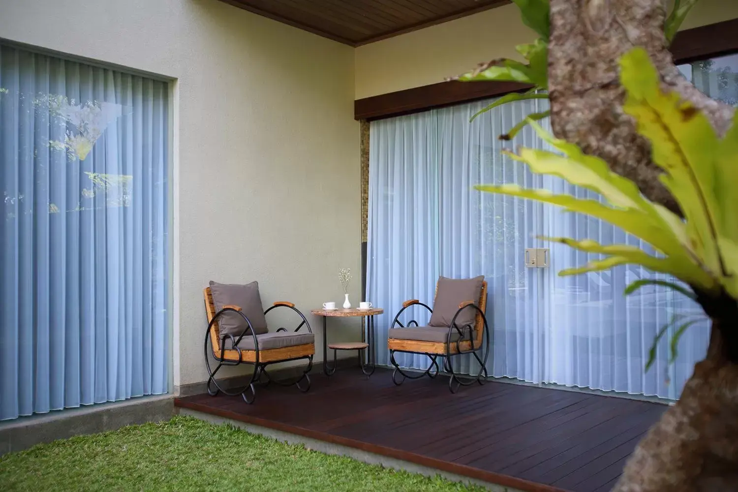 Garden, Seating Area in Del Cielo Villa Jimbaran