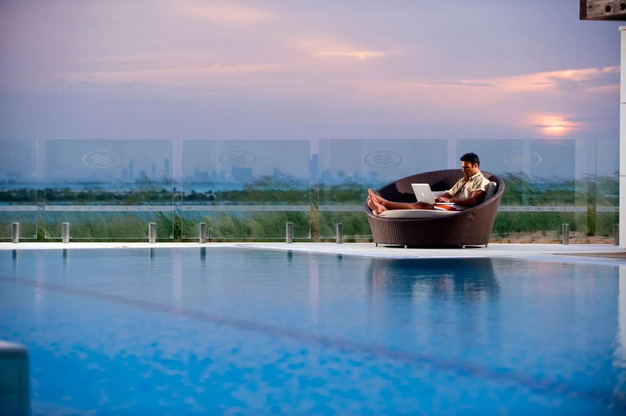 Swimming Pool in Crowne Plaza Yas Island, an IHG Hotel