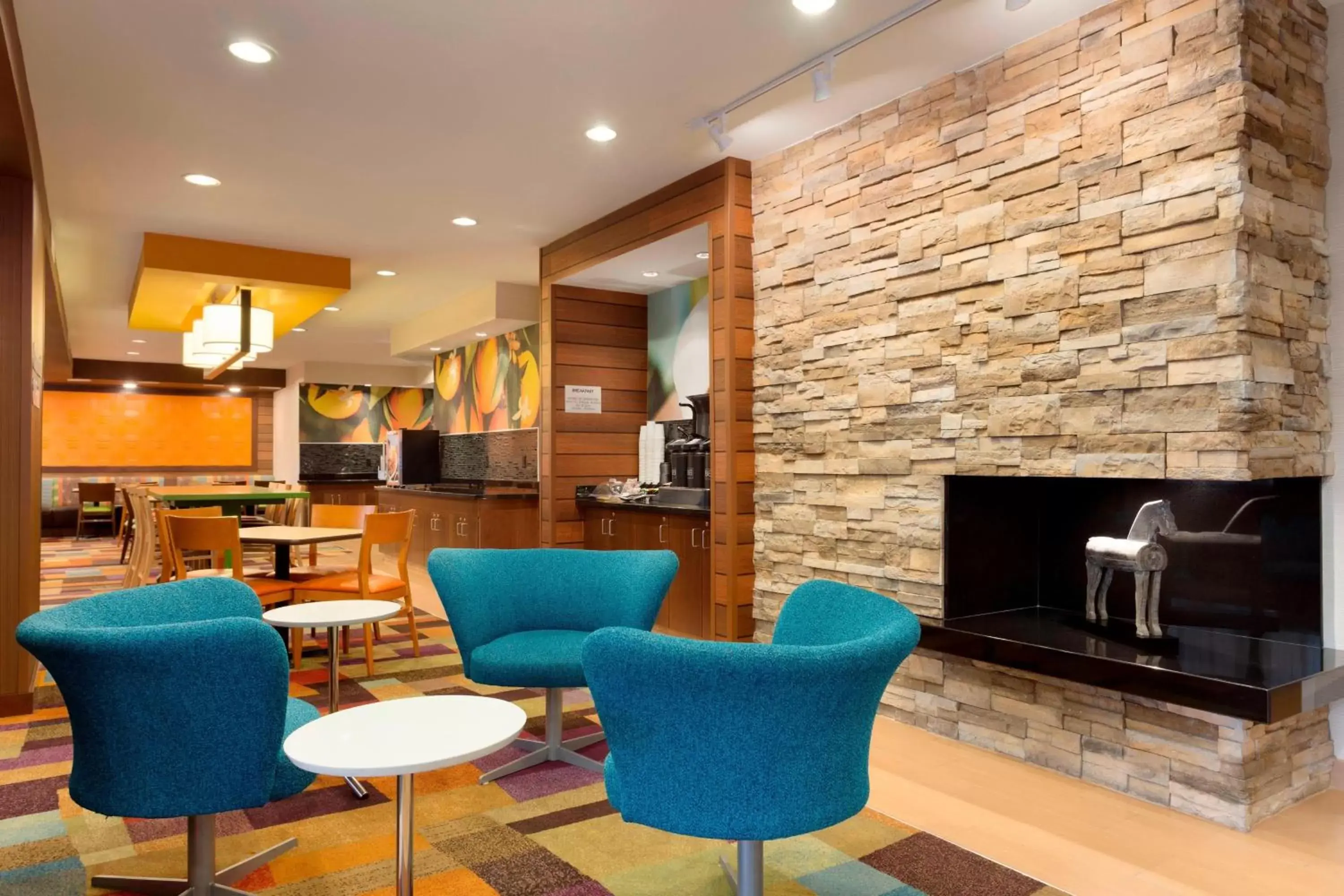 Lobby or reception, Seating Area in Fairfield Inn & Suites Waco South