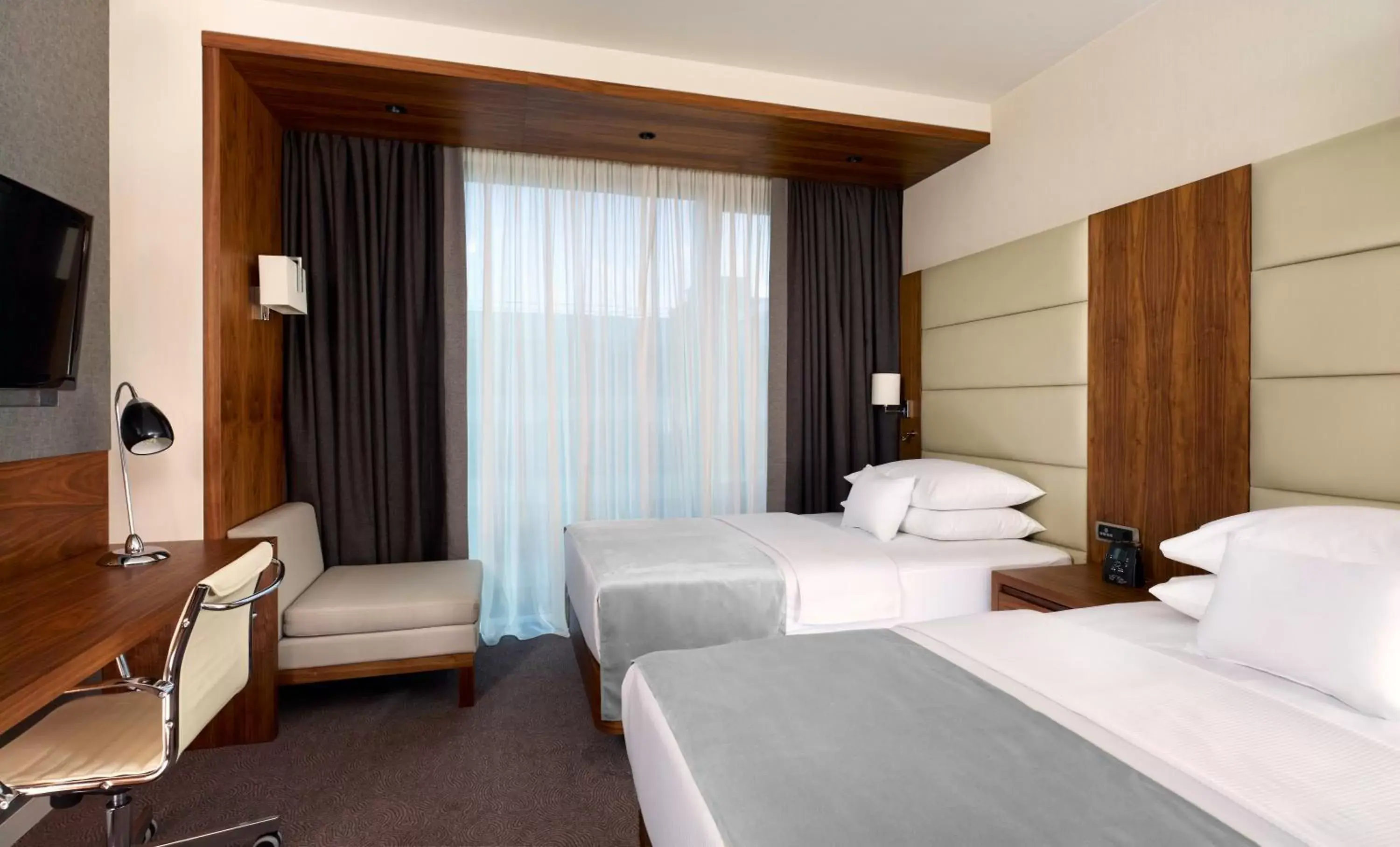 Bed in DoubleTree by Hilton Zagreb