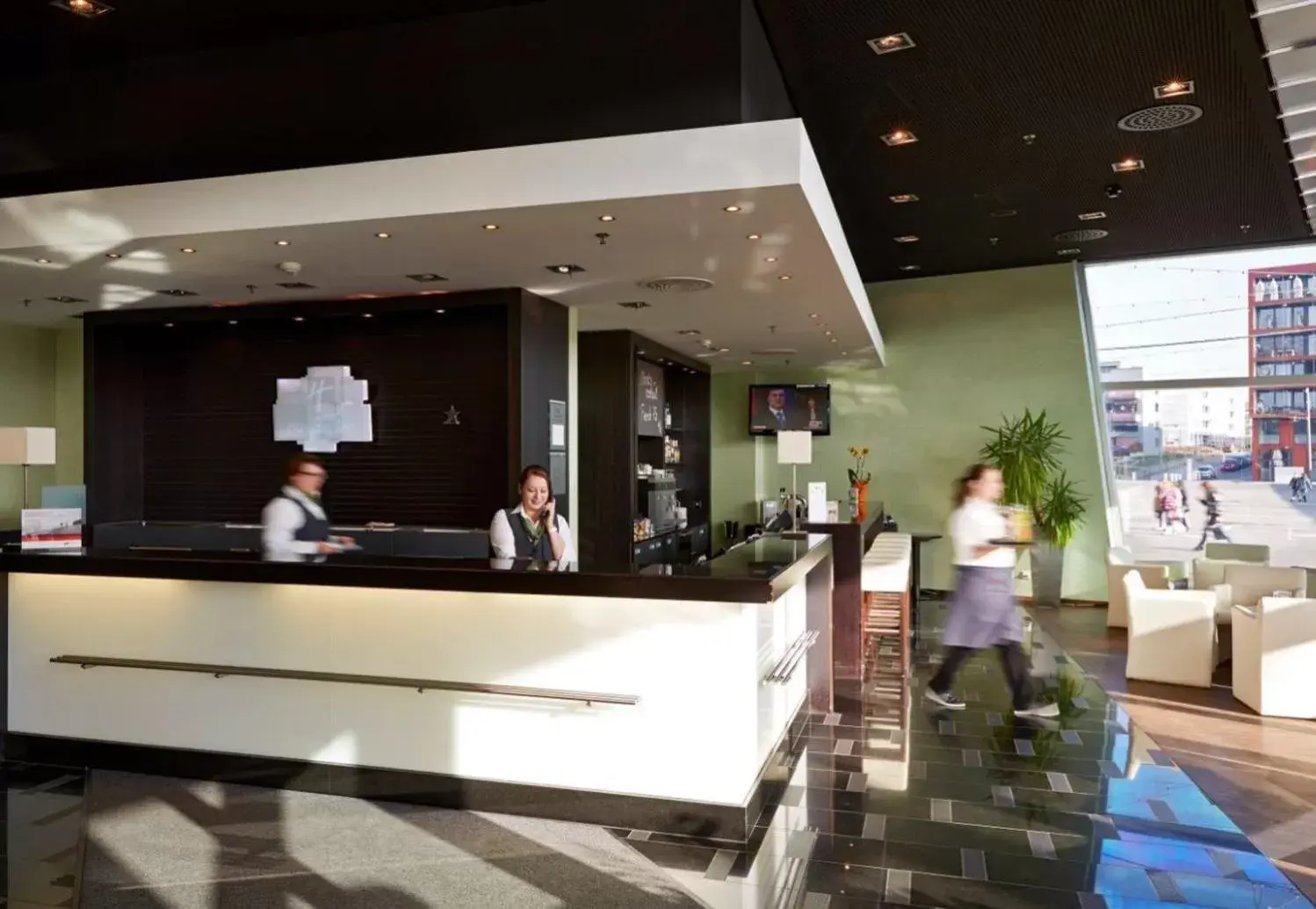 Property building, Lobby/Reception in Holiday Inn Bern Westside, an IHG Hotel