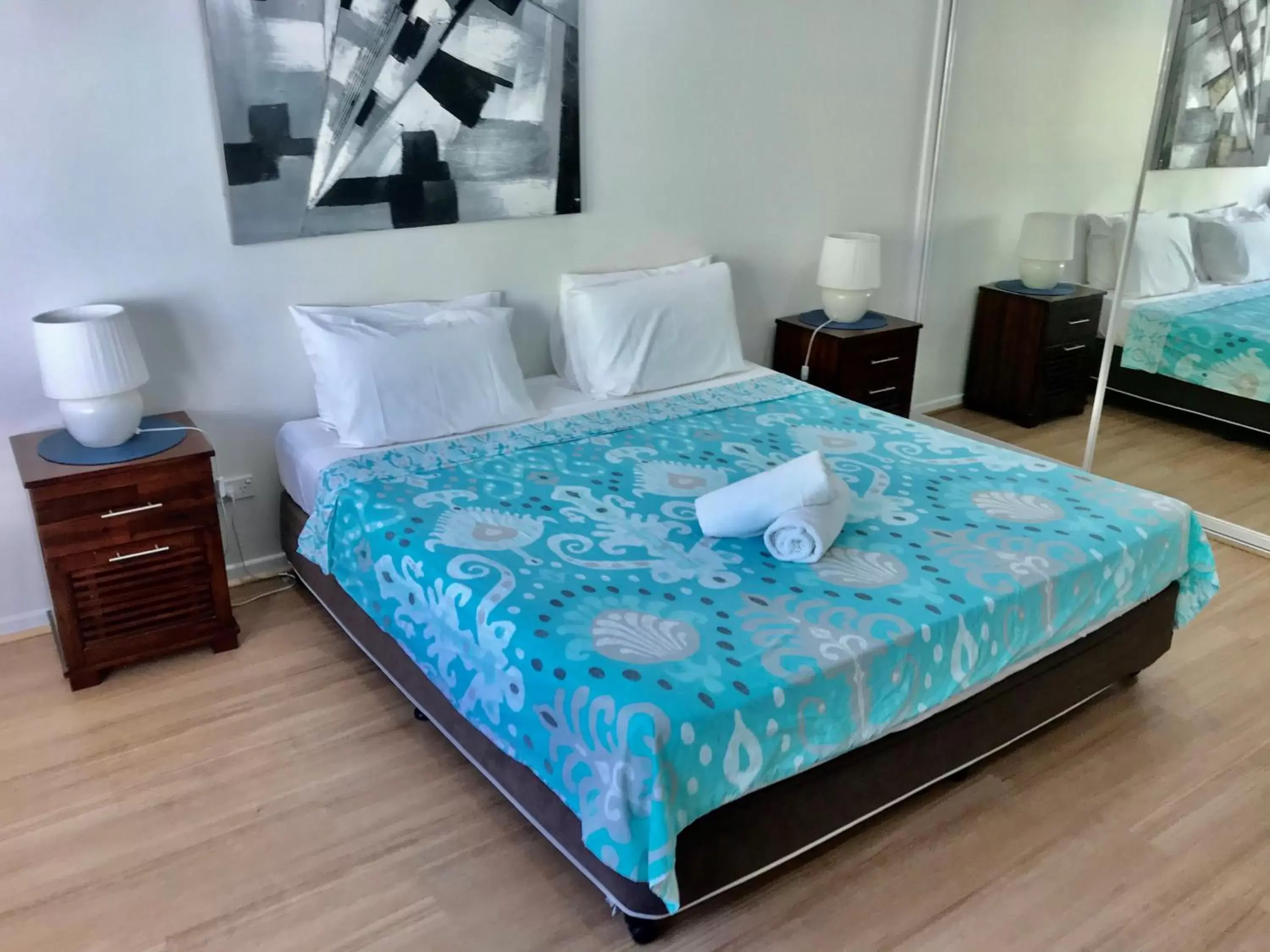 Bed in The Villas Palm Cove