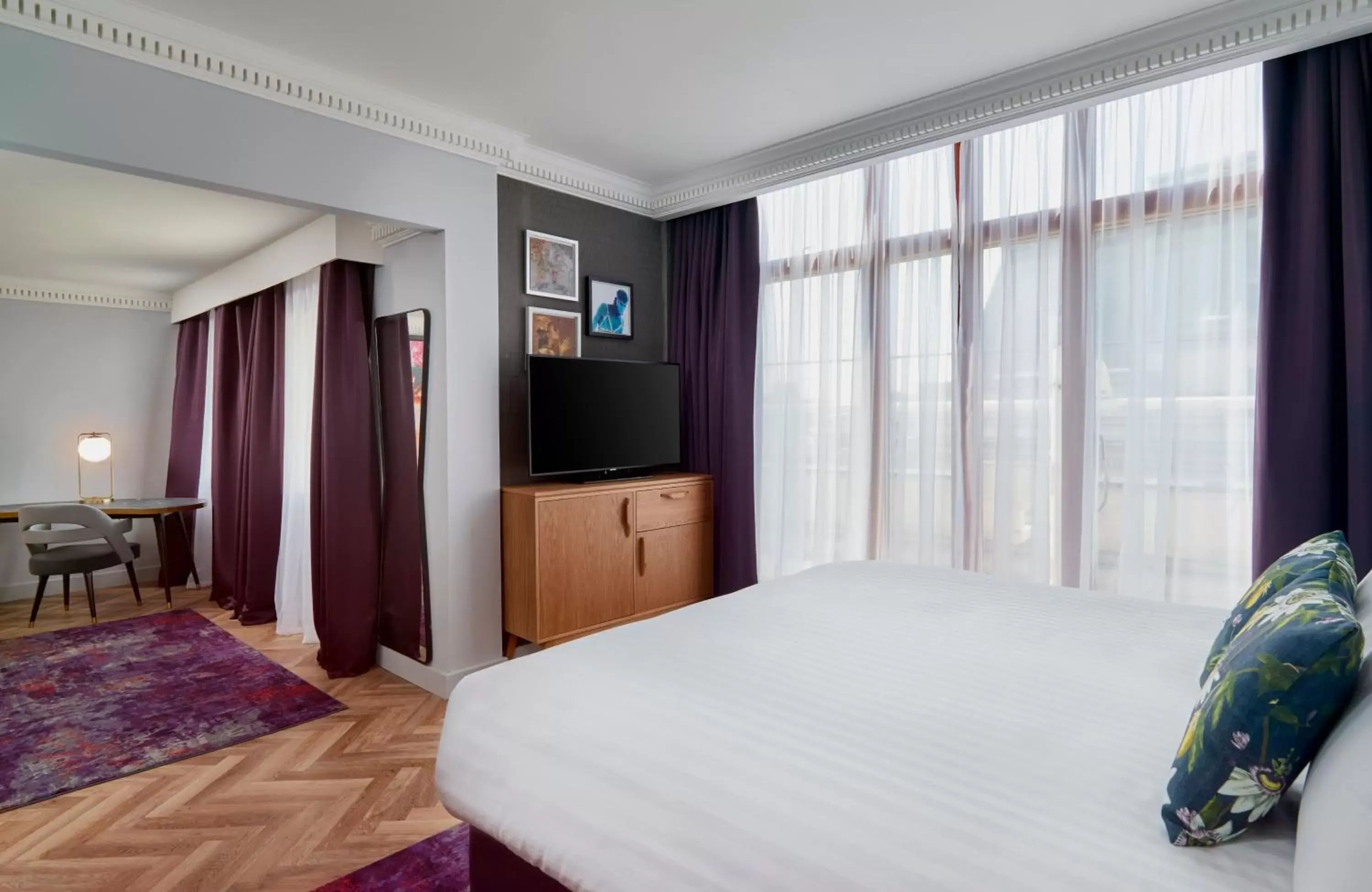 Bedroom in NYX Hotel London Holborn by Leonardo Hotels