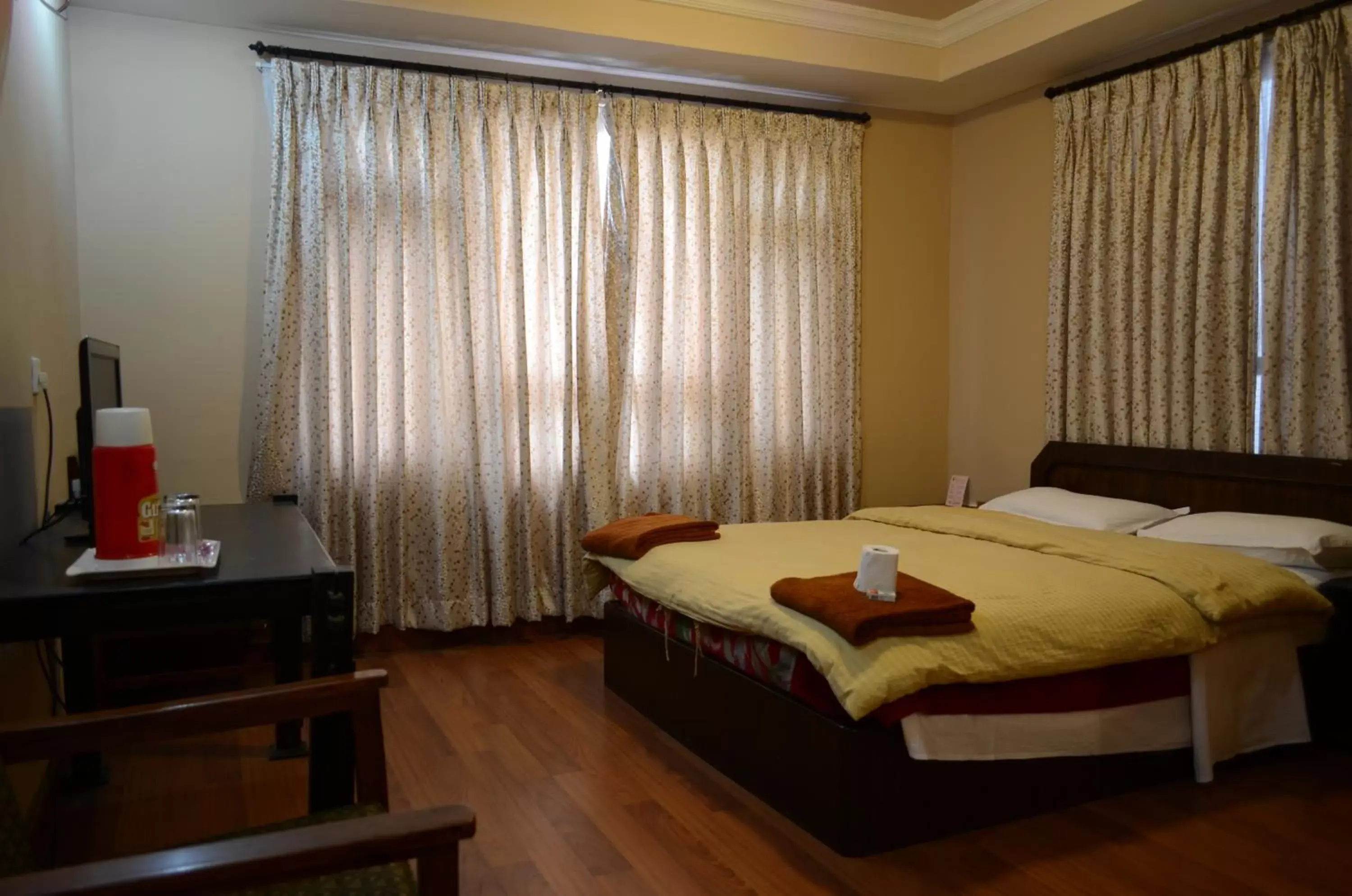 Photo of the whole room, Bed in Hotel Ganesh Himal