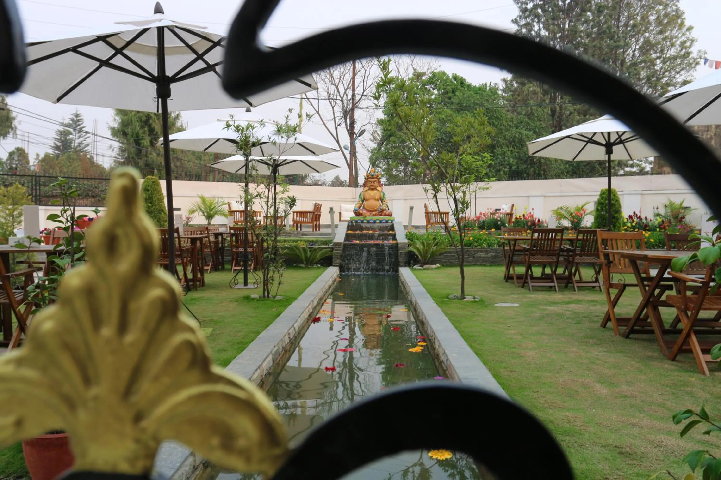 Garden in Hotel Harmika