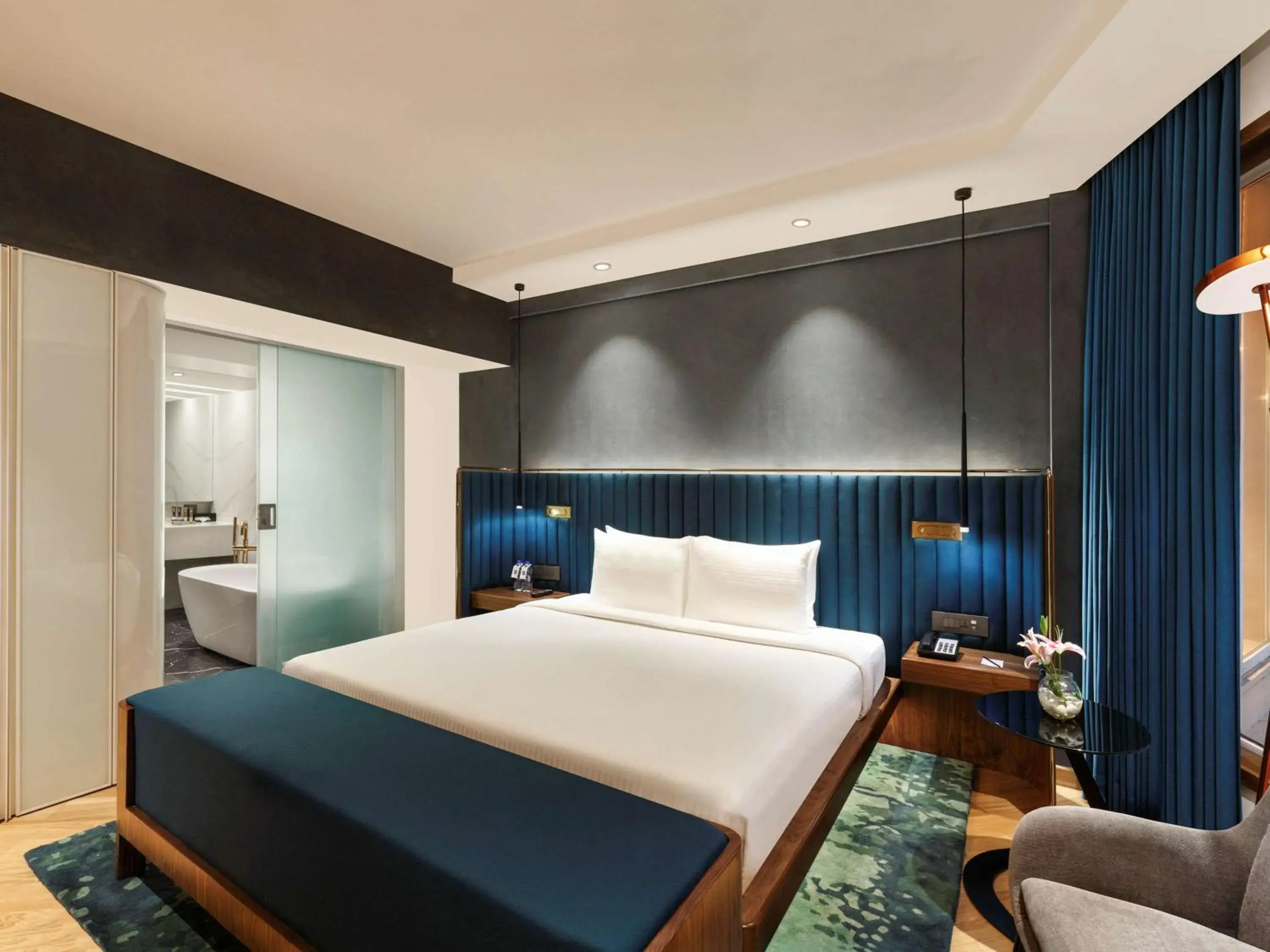 Photo of the whole room, Bed in Novotel Mumbai Juhu Beach