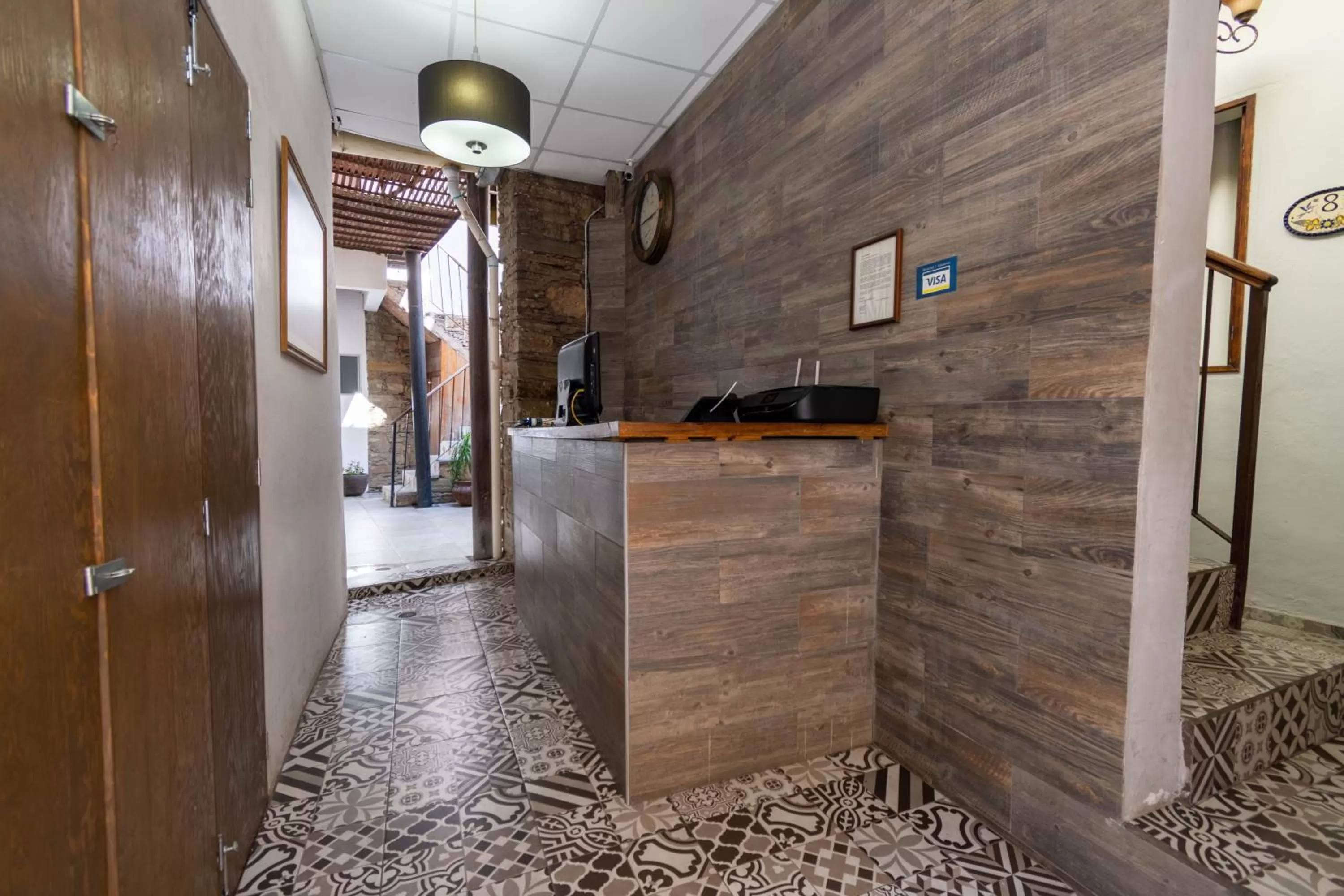 Lobby or reception in Hotel Casa Sangre de Cristo