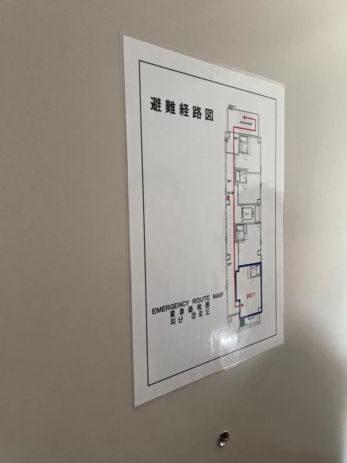 Floor Plan in GATE STAY hotel Osaka Namba