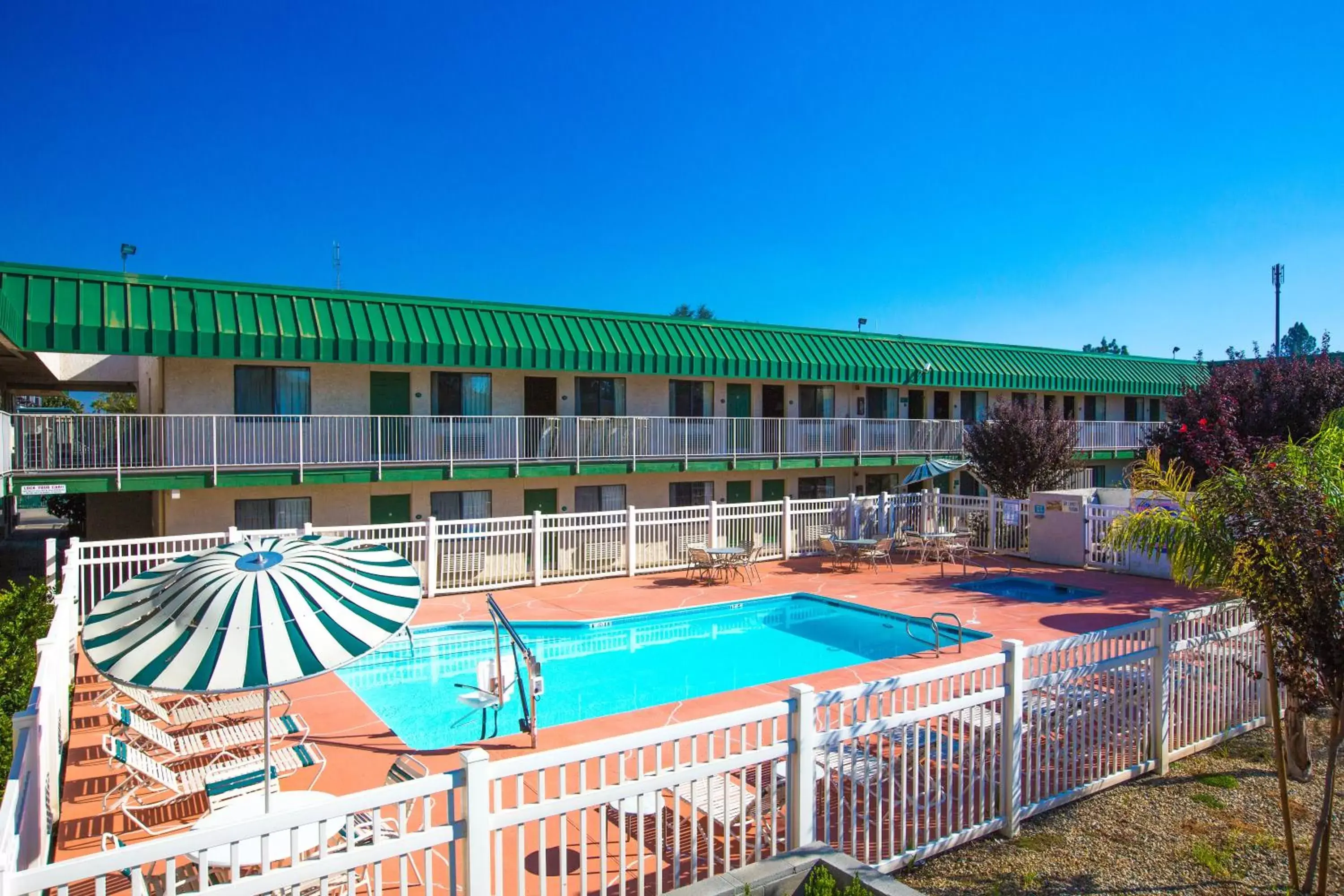 Day, Pool View in University Inn Fresno