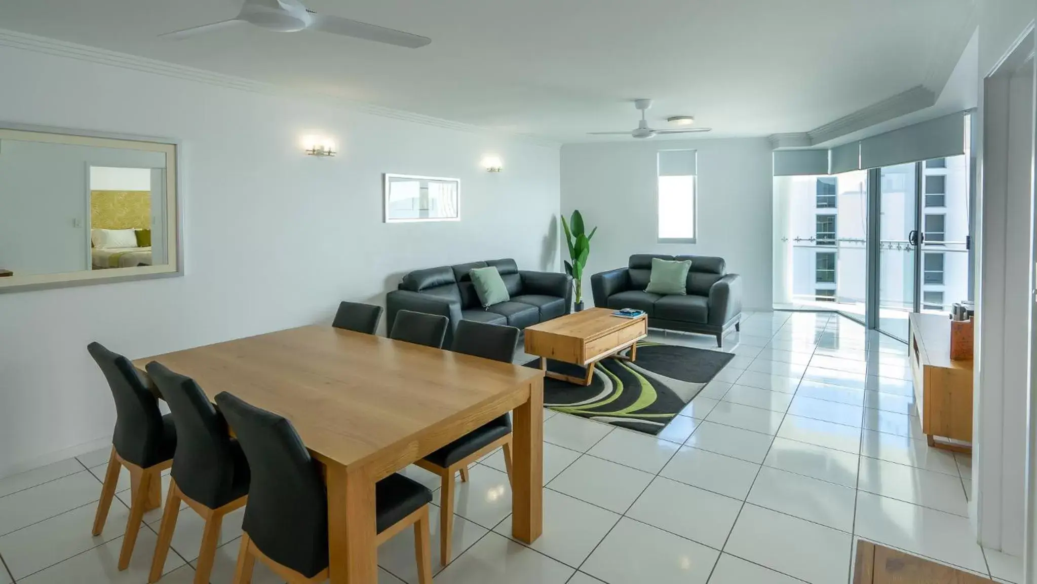 Living room, Dining Area in Vision Apartments