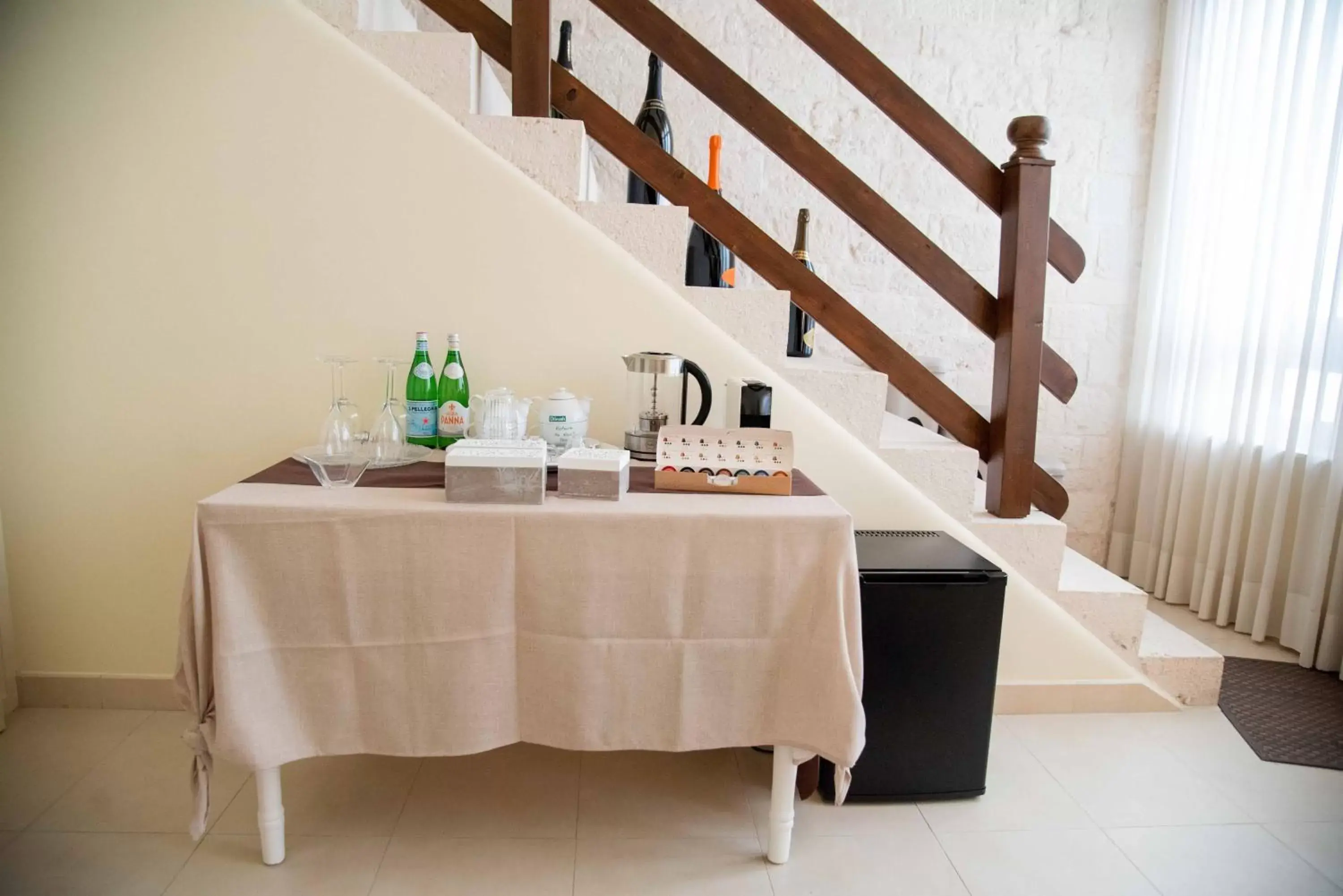 Coffee/tea facilities in Perlage Suite Luxury B&B - Amazing view of Trulli