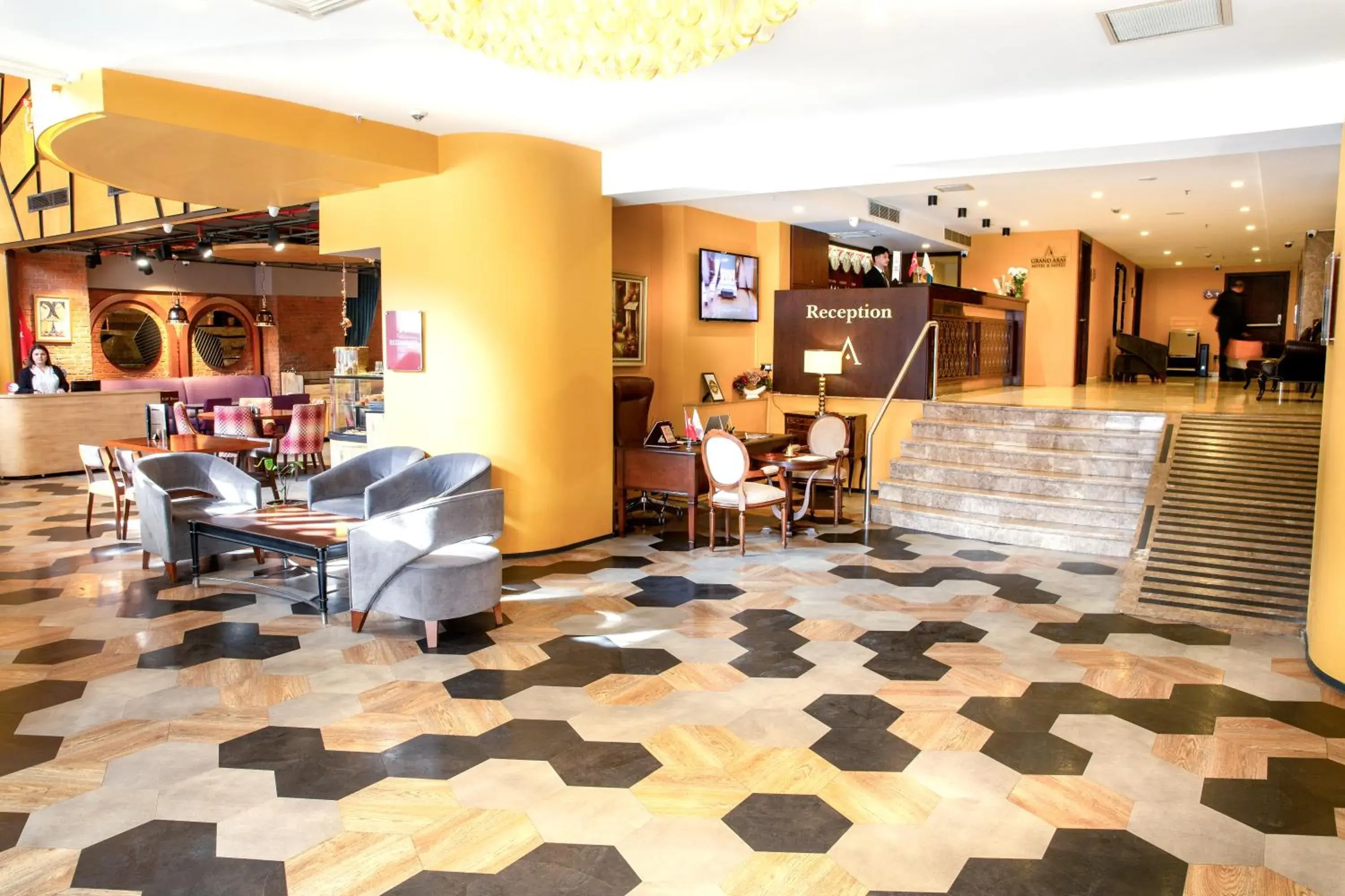Lobby or reception in Grand Aras Hotel & Suites