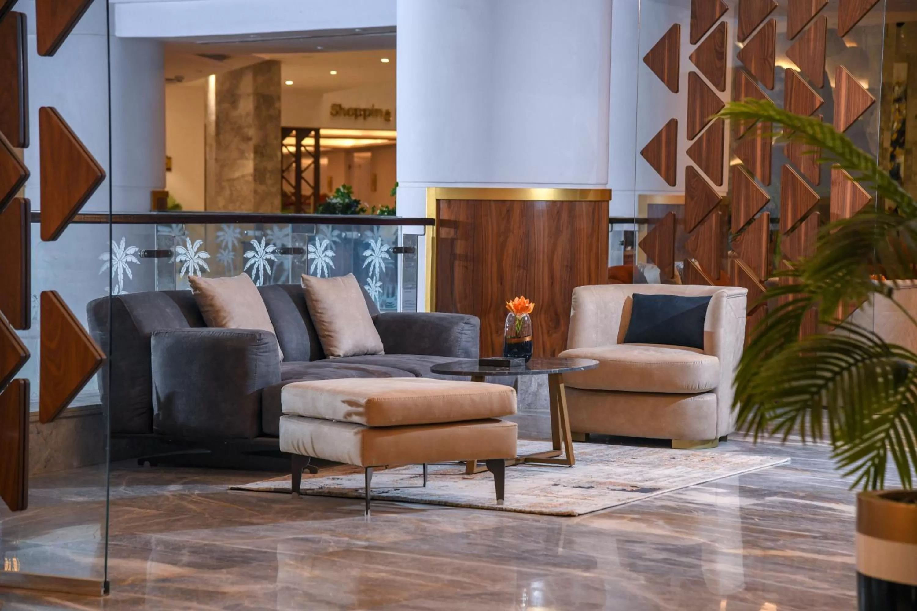 Seating area in Tolip Resort El Galala Hills