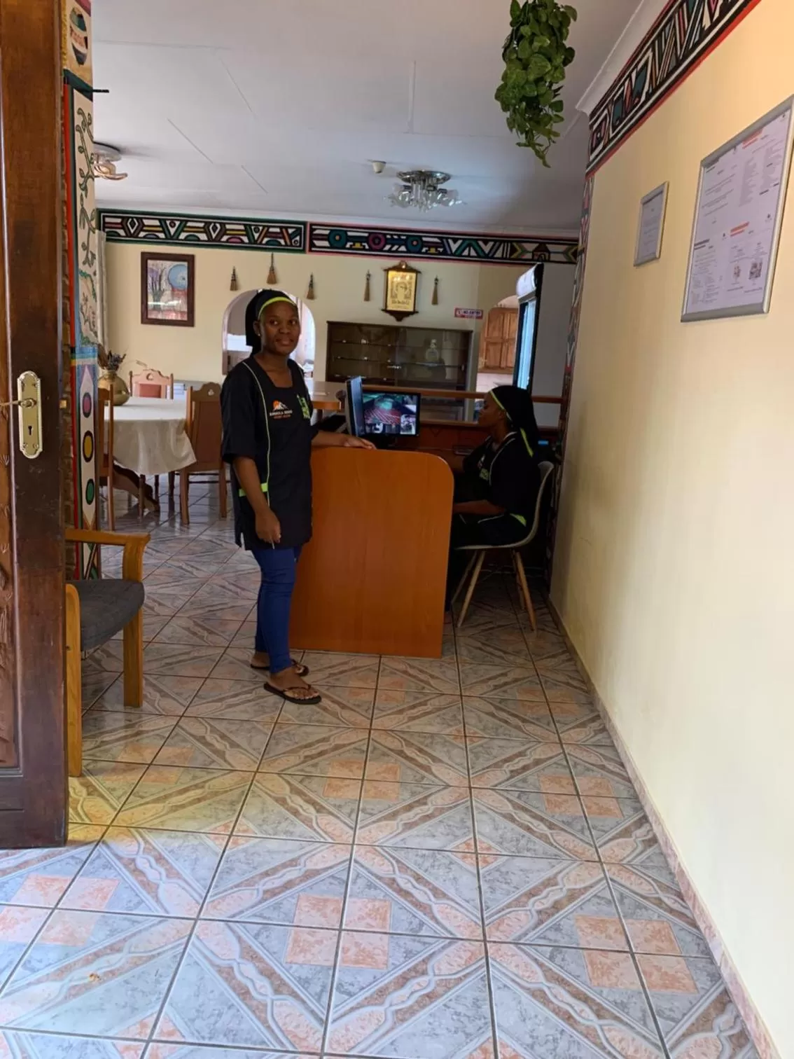 Lobby or reception in Sikhula Sonke Guest House