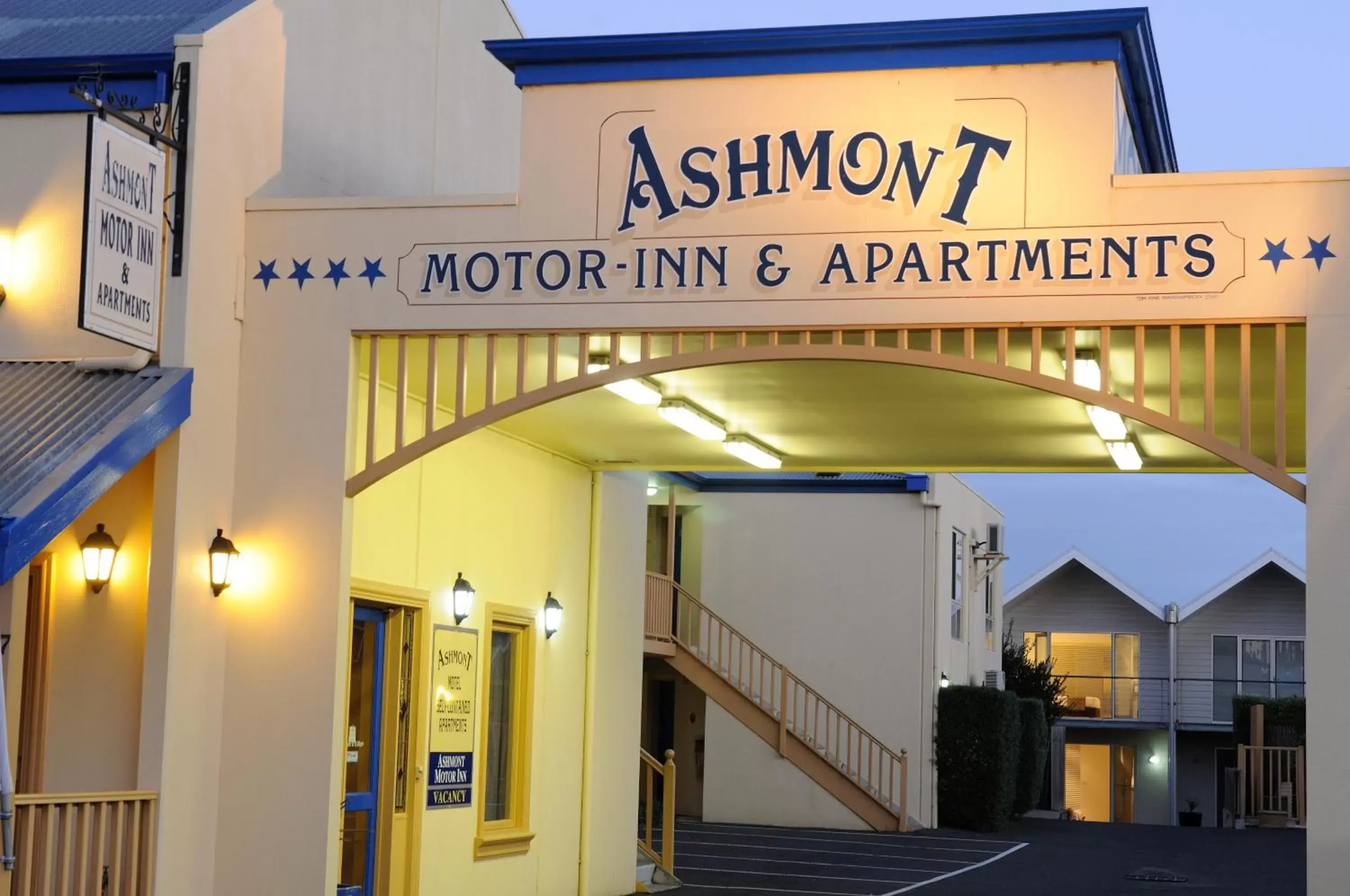 Decorative detail, Property Building in Ashmont Motel and Apartments