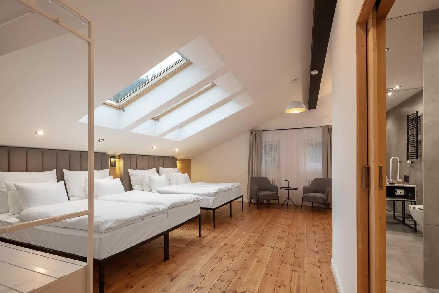 Photo of the whole room, Bed in Pytloun Wellness Hotel Harrachov