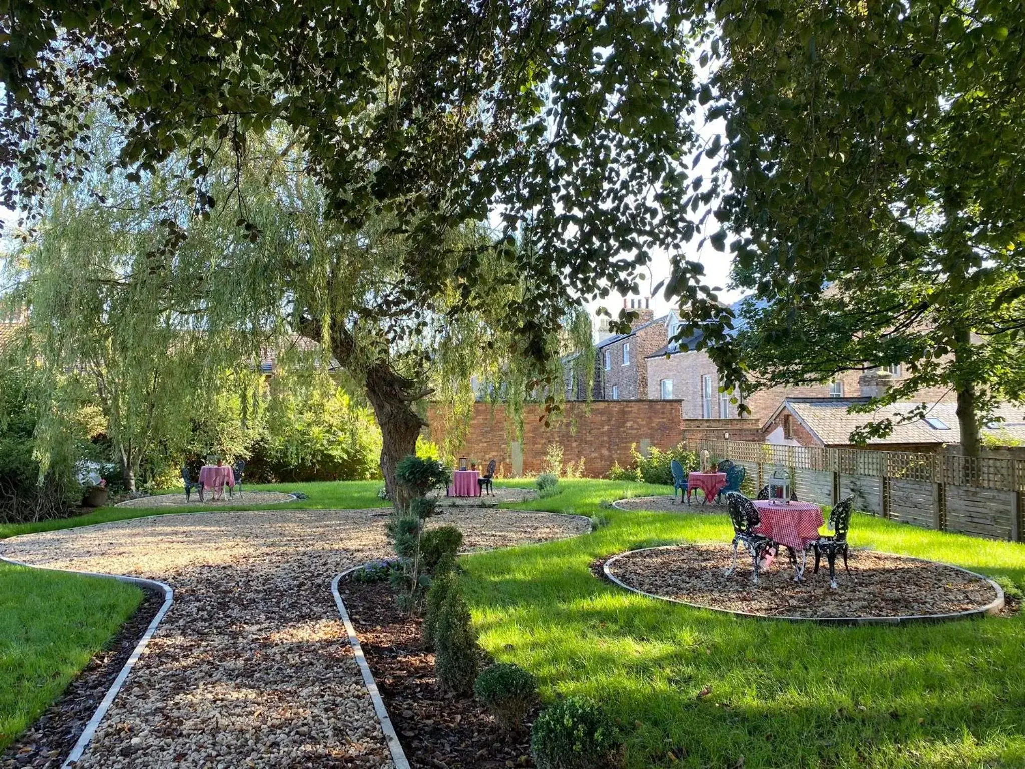 Garden in Railway House York by Chateau Anna