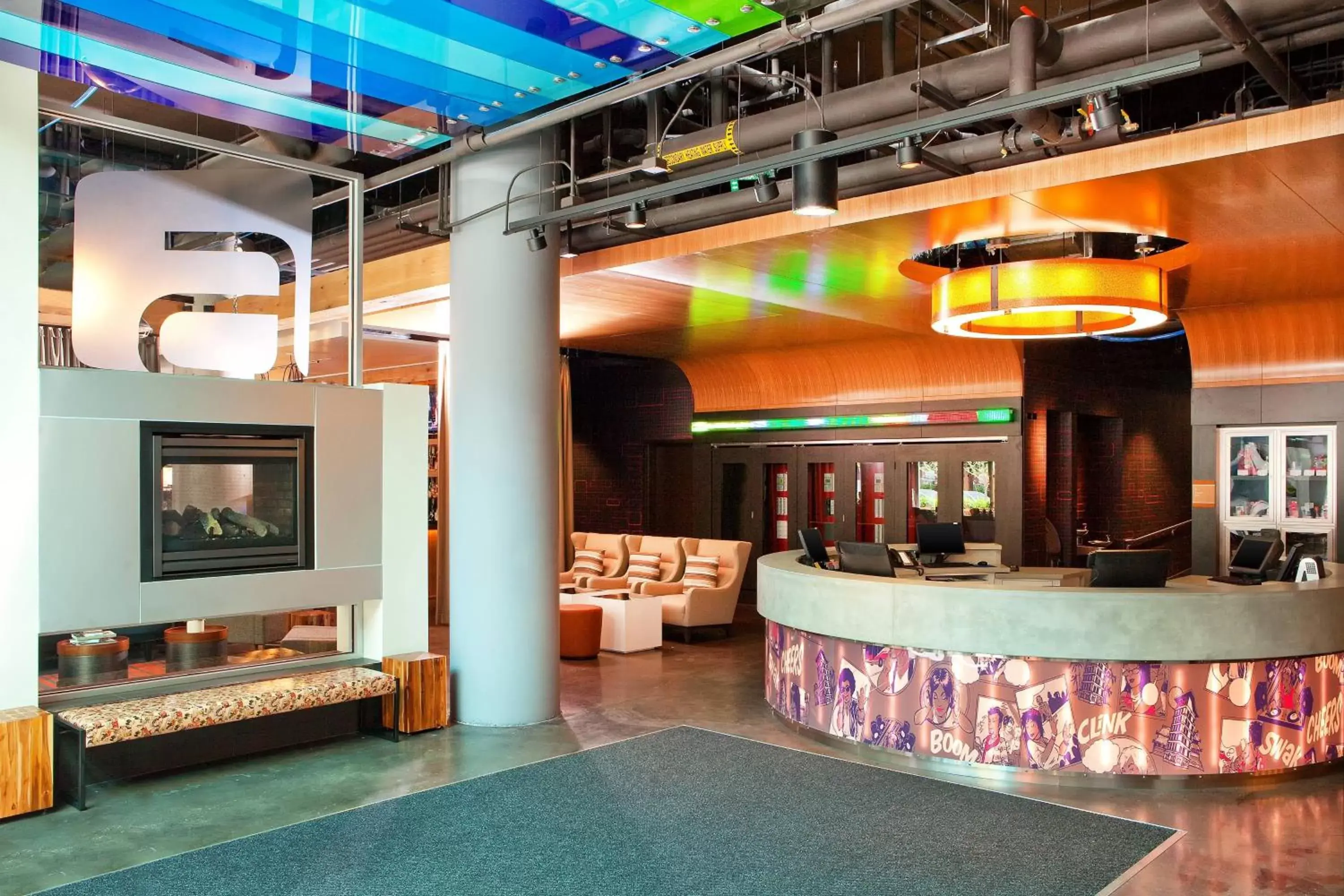 Lobby or reception in Aloft Chicago Downtown River North