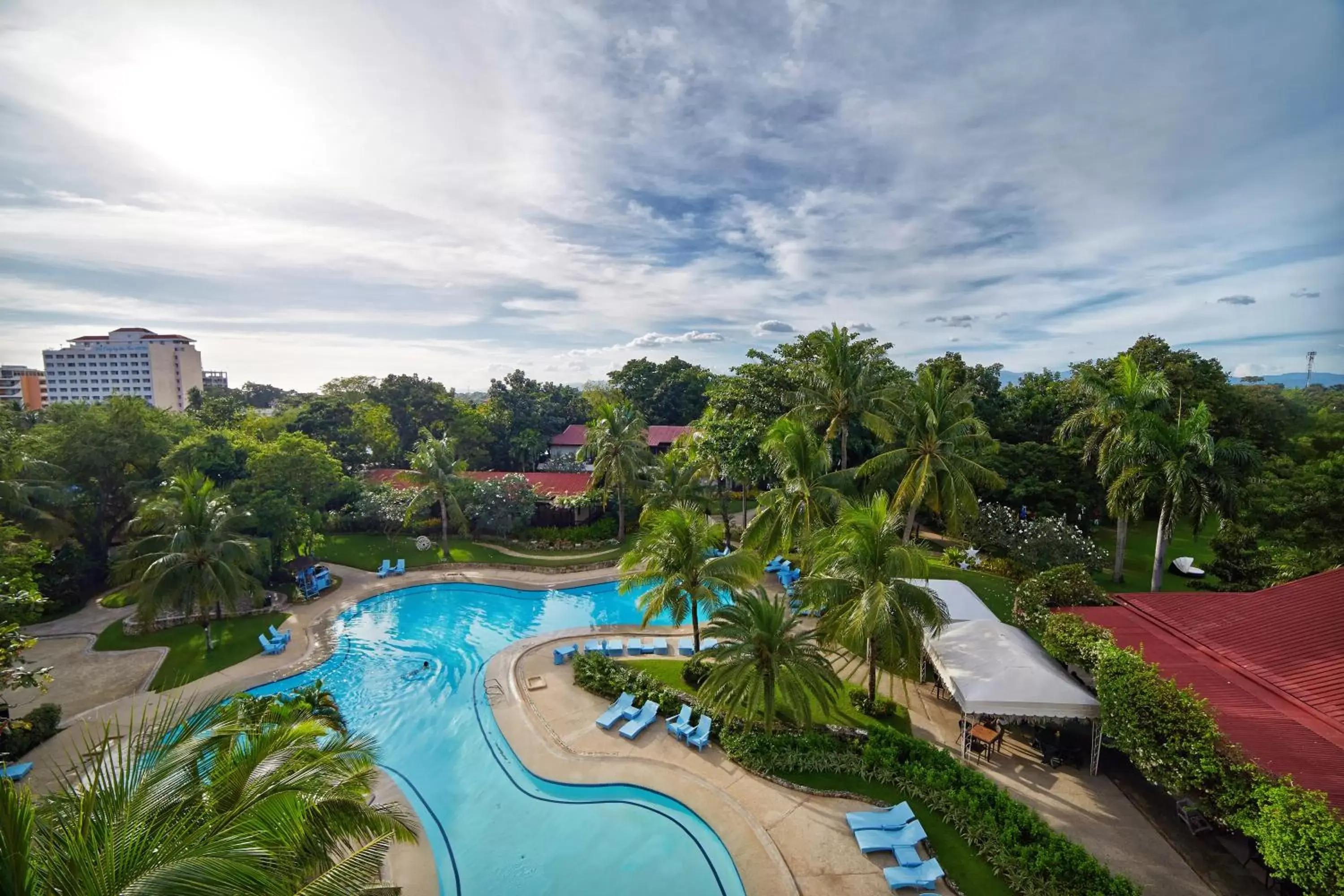 Bird's eye view, Pool View in Cebu White Sands Resort and Spa