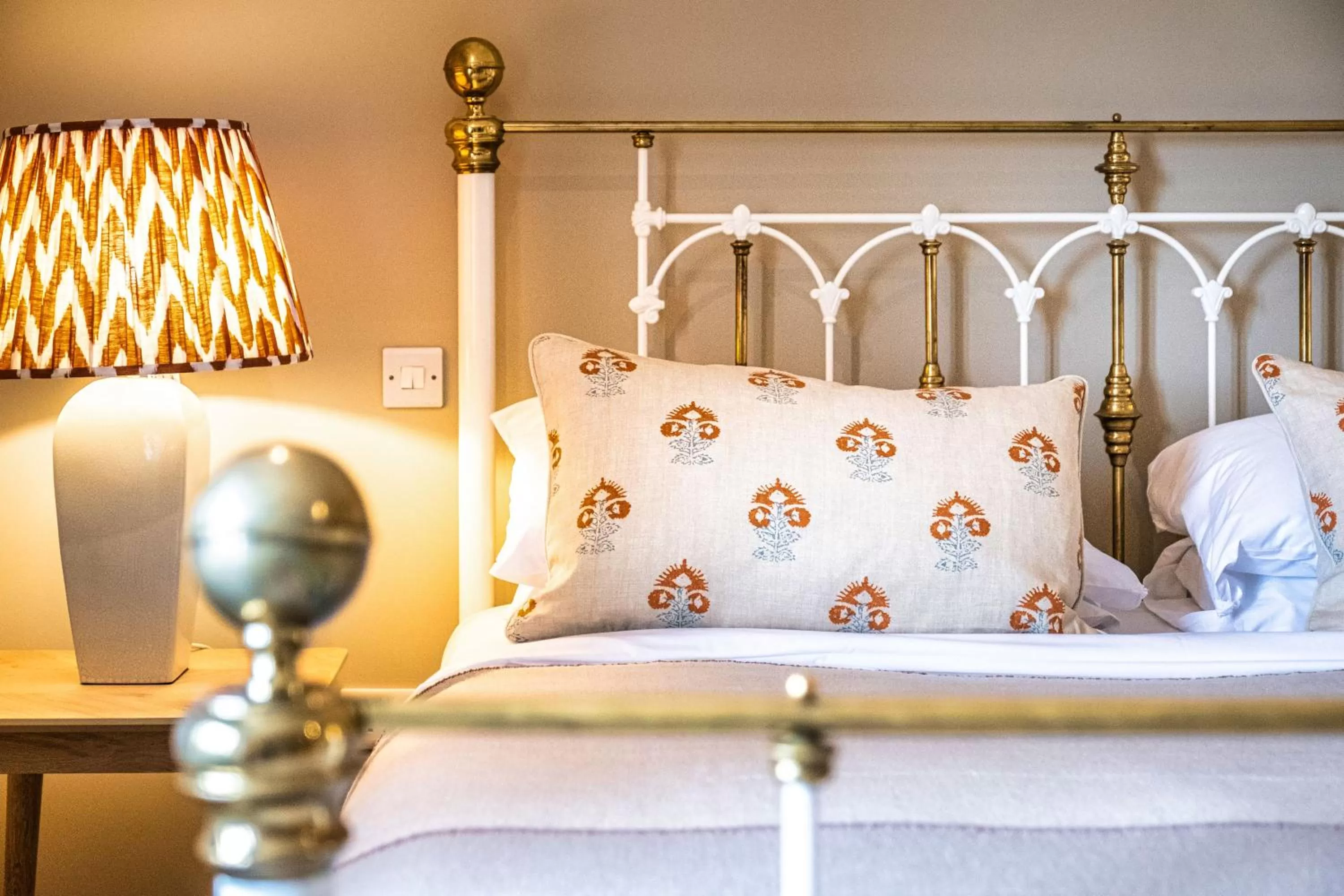 Bed in The Crown Inn