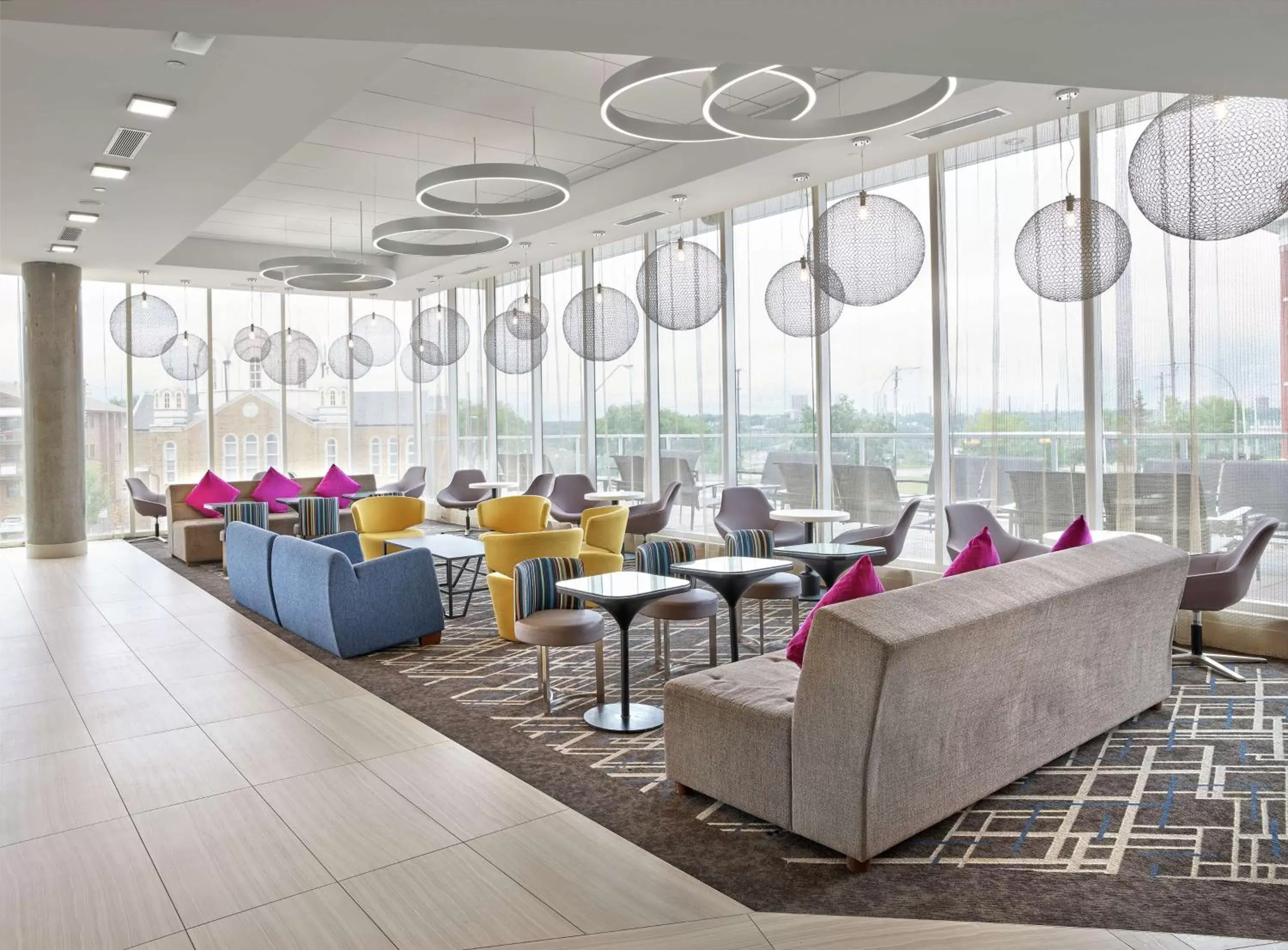 Lobby or reception in DoubleTree by Hilton Edmonton Downtown Lobby or reception in DoubleTree by Hilton Edmonton Downtown