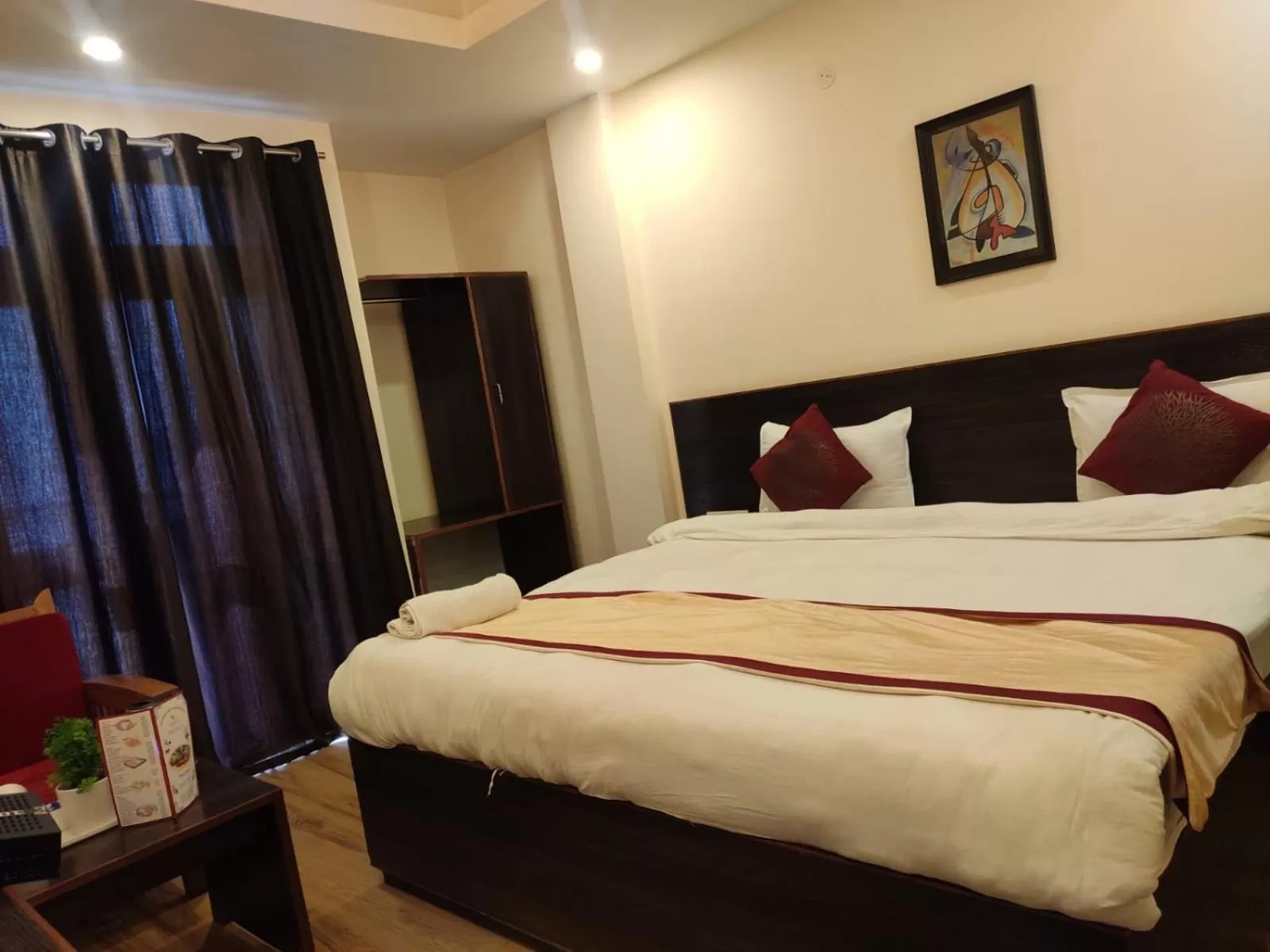 Bed in Hotel The Narayani Continental