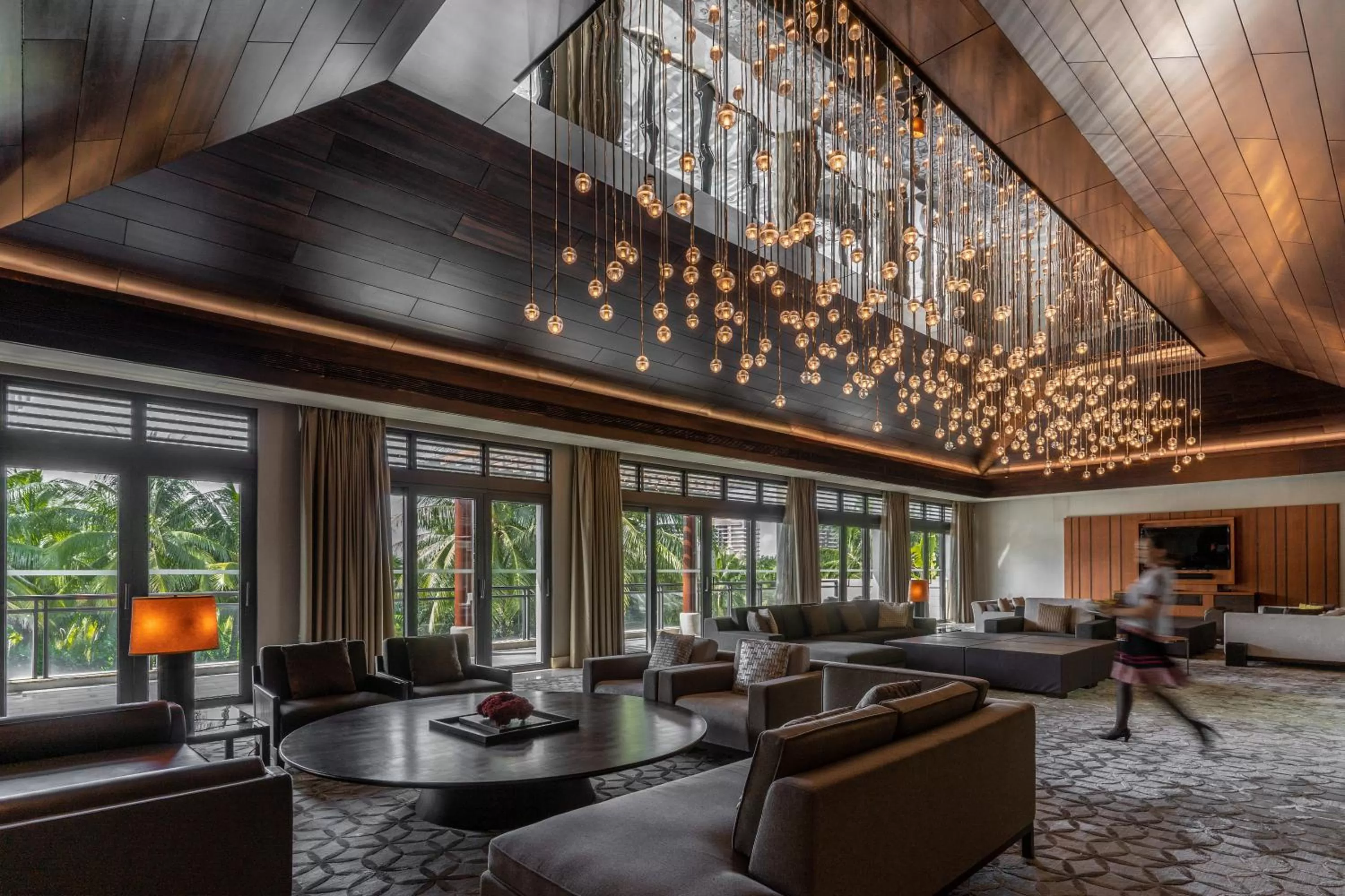 Living room in Raffles Hainan Clear Water Bay