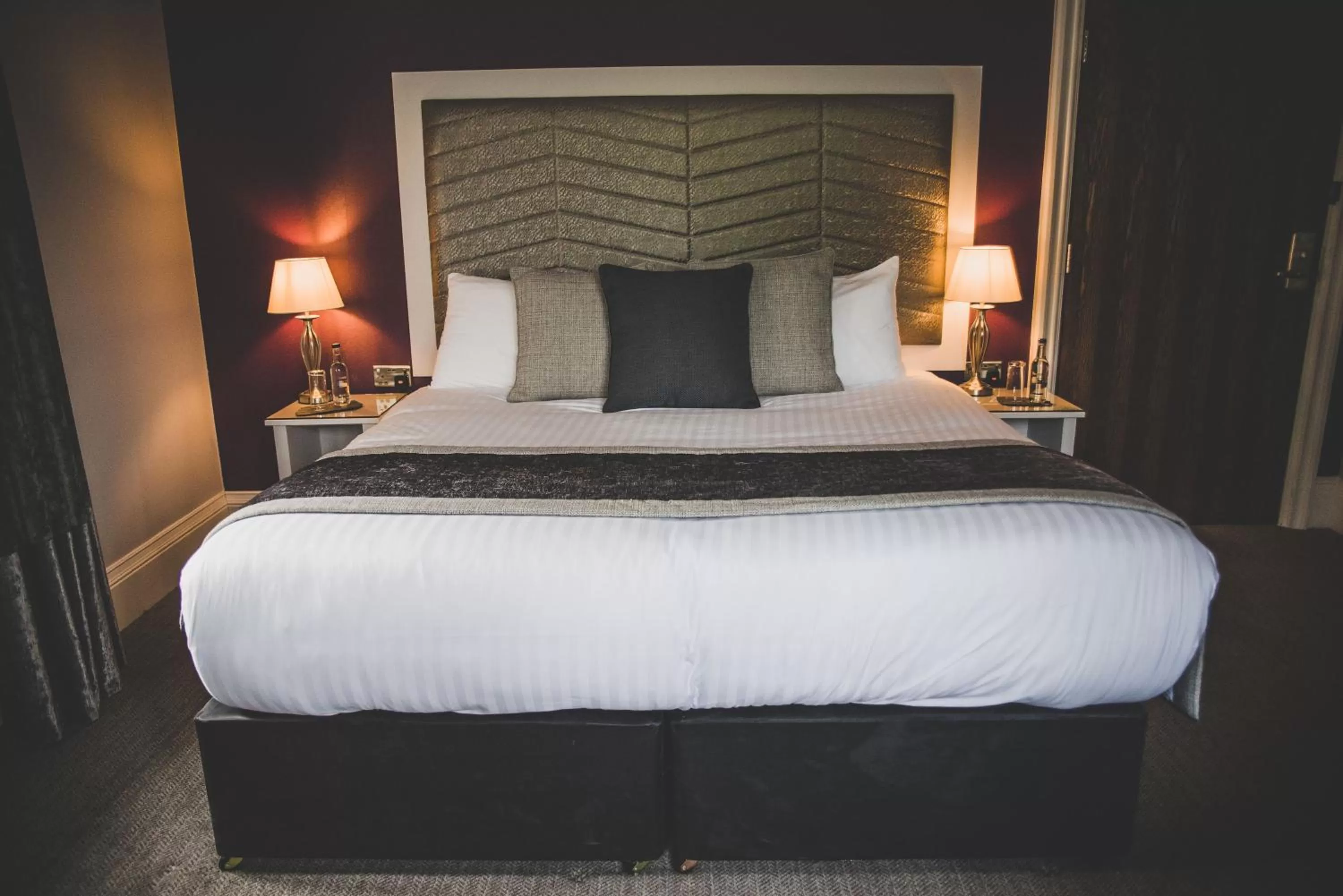Bedroom, Bed in Caer Rhun Hall Hotel