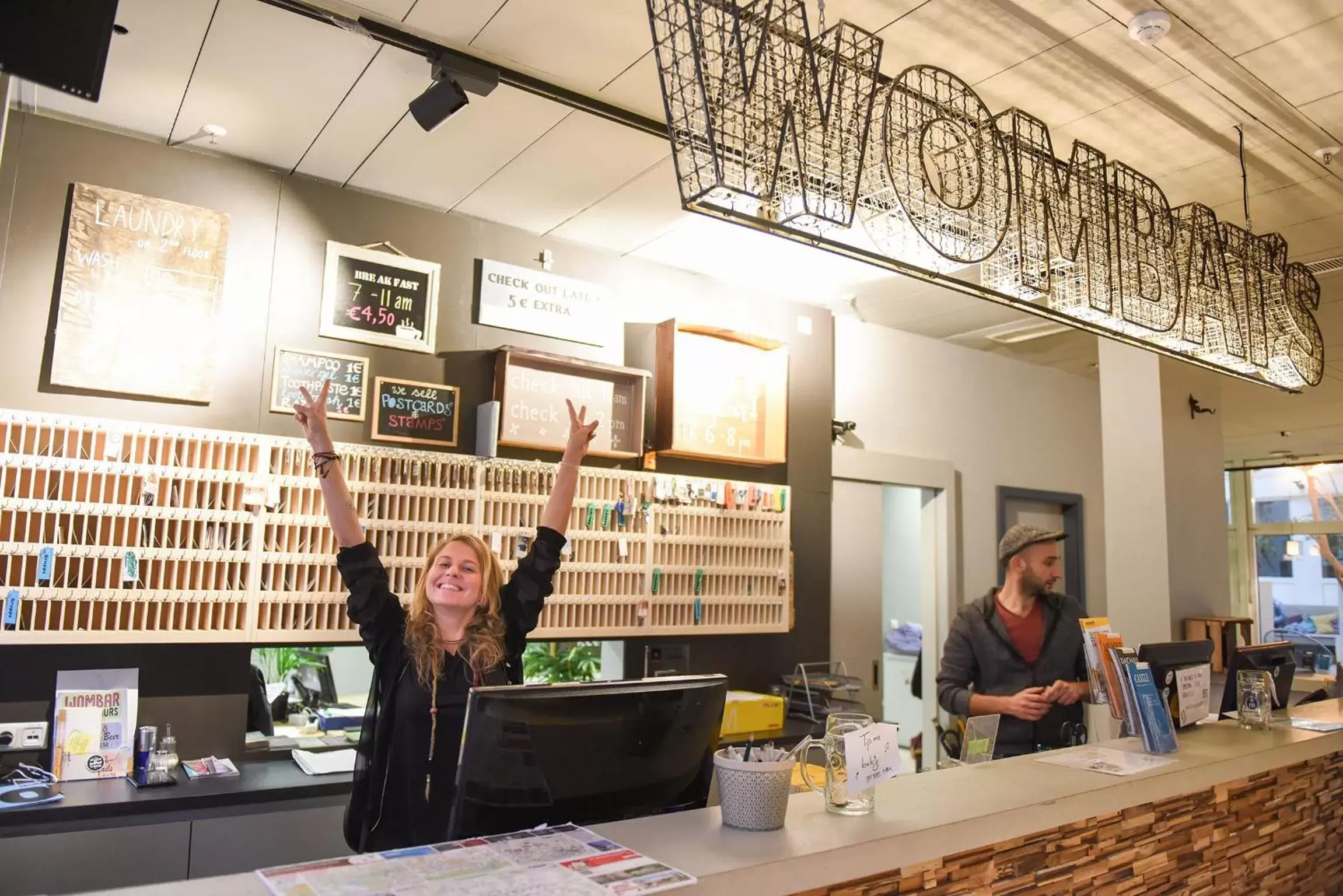 Staff, Lobby/Reception in Wombat's City Hostel Munich Hauptbahnhof