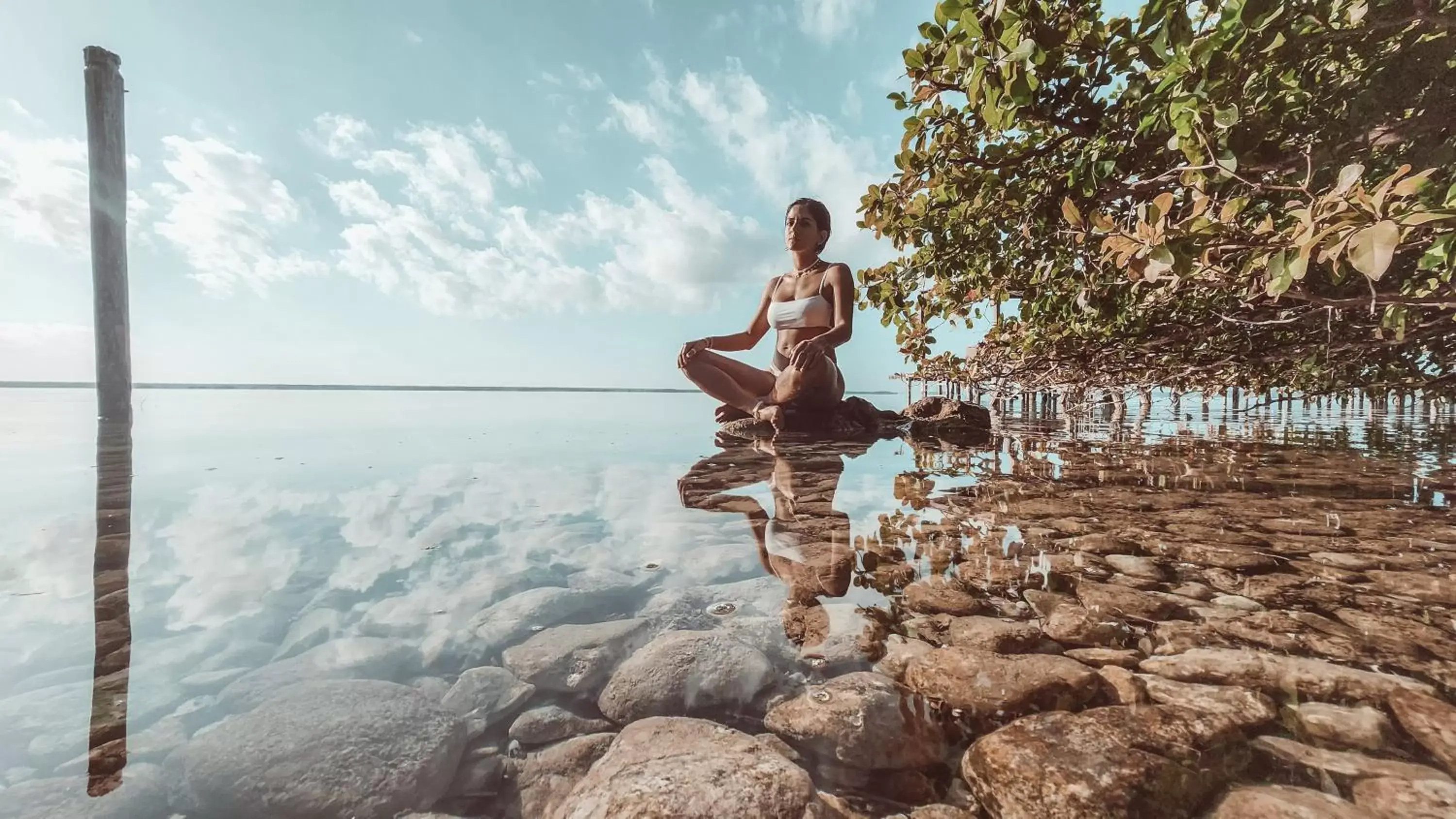 Natural landscape in MBH Maya Bacalar Hotel Boutique