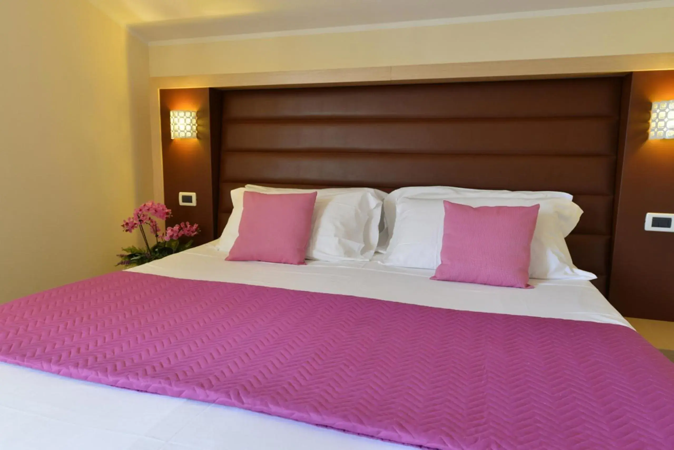 Bed in Hotel Rosignano